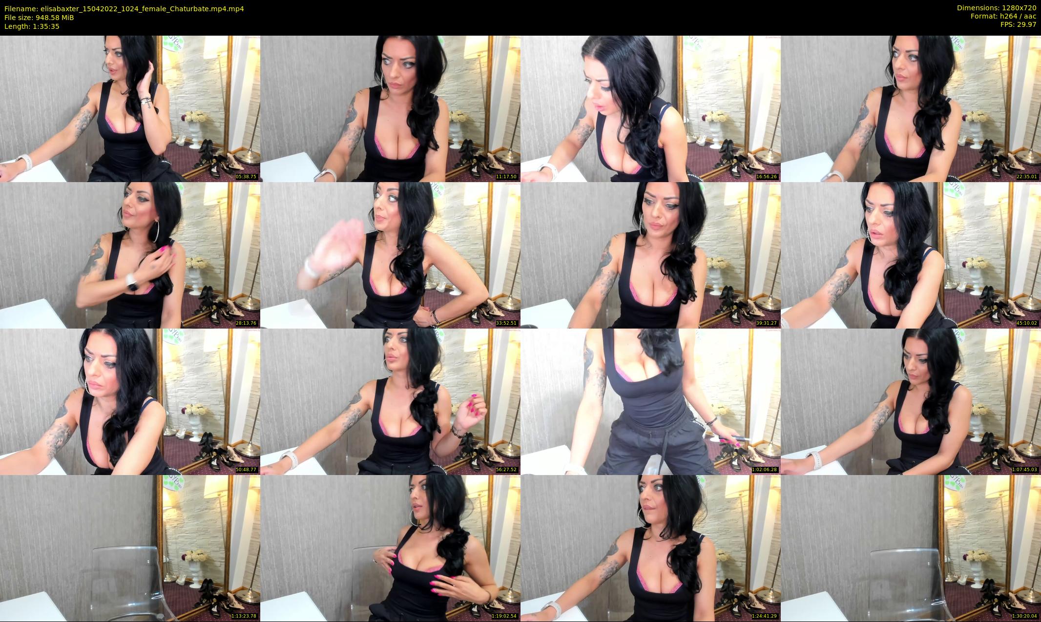 elisabaxter — 96 minute Chaturbate female cam show recording, 720p, Apr 15, 2022