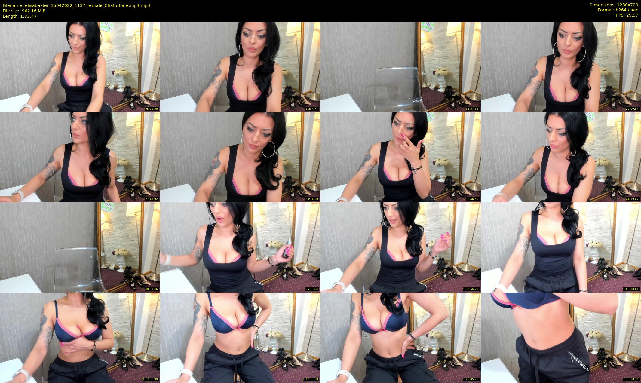 elisabaxter — 94 minute Chaturbate female cam show recording, 720p, Apr 15, 2022