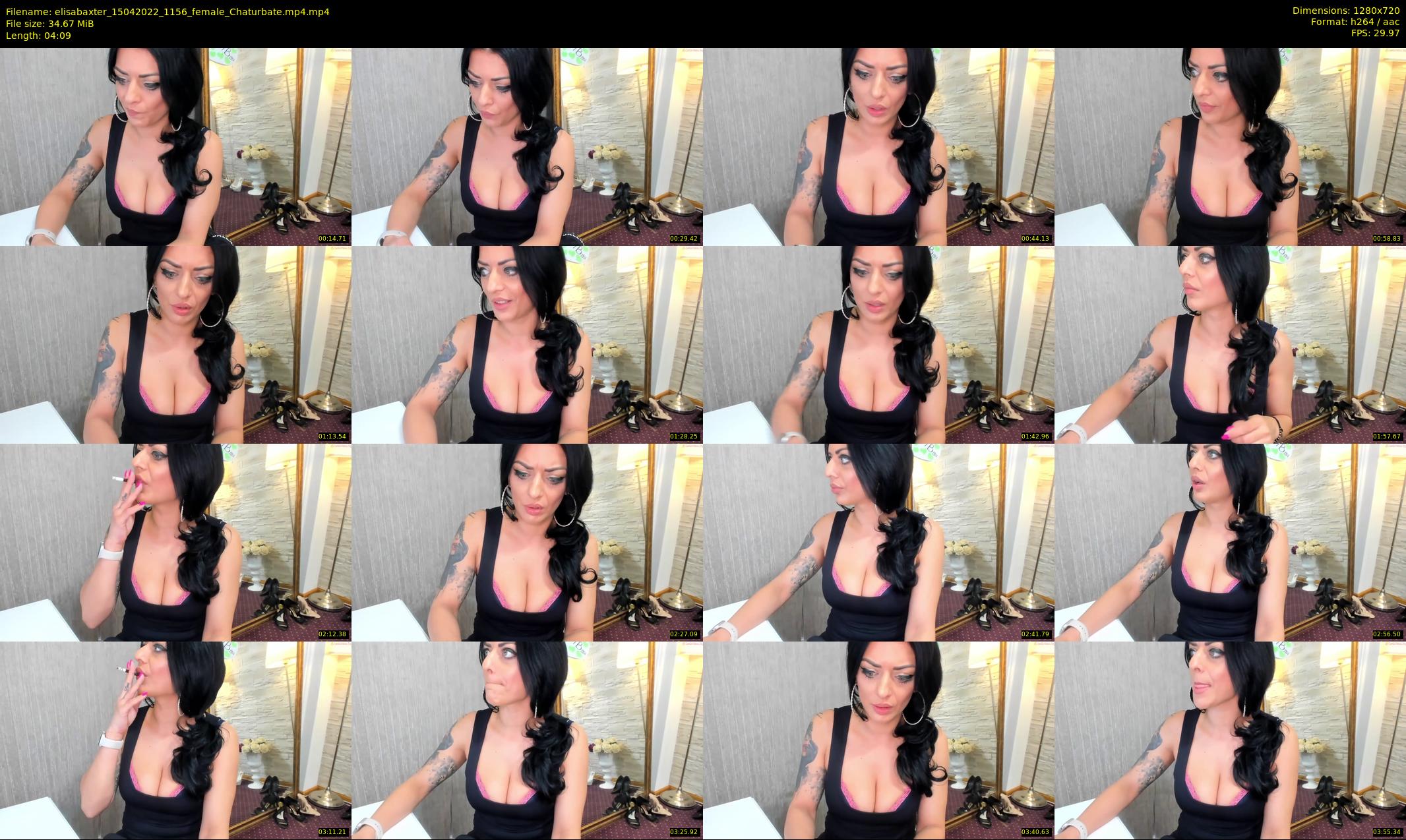 elisabaxter — 5 minute Chaturbate female cam show recording, 720p, Apr 15, 2022