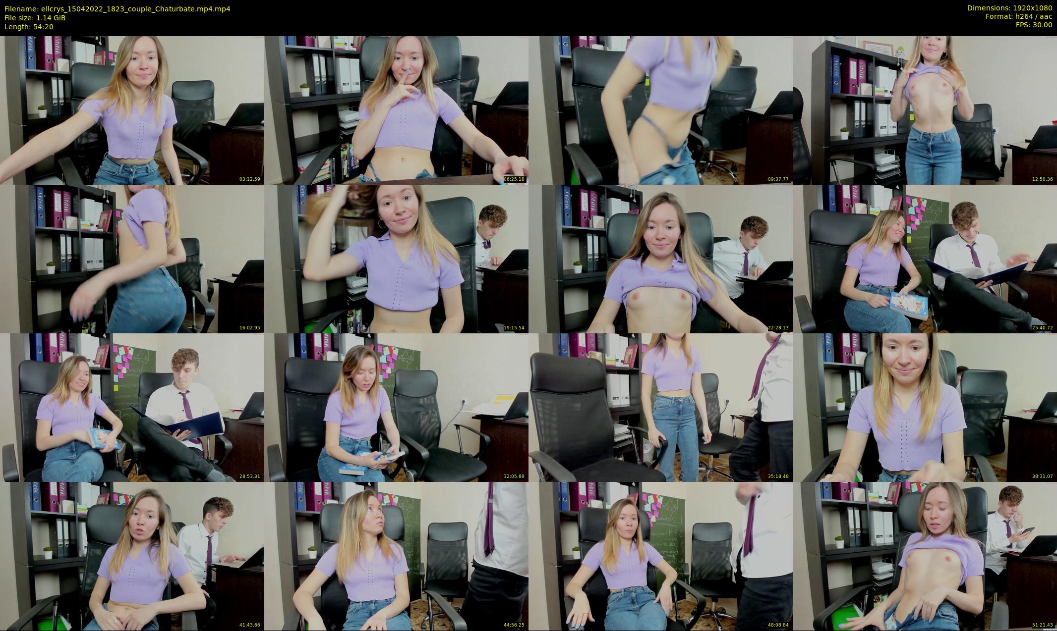 ellcrys — 55 minute Chaturbate couple cam show recording, 1080p, Apr 15, 2022