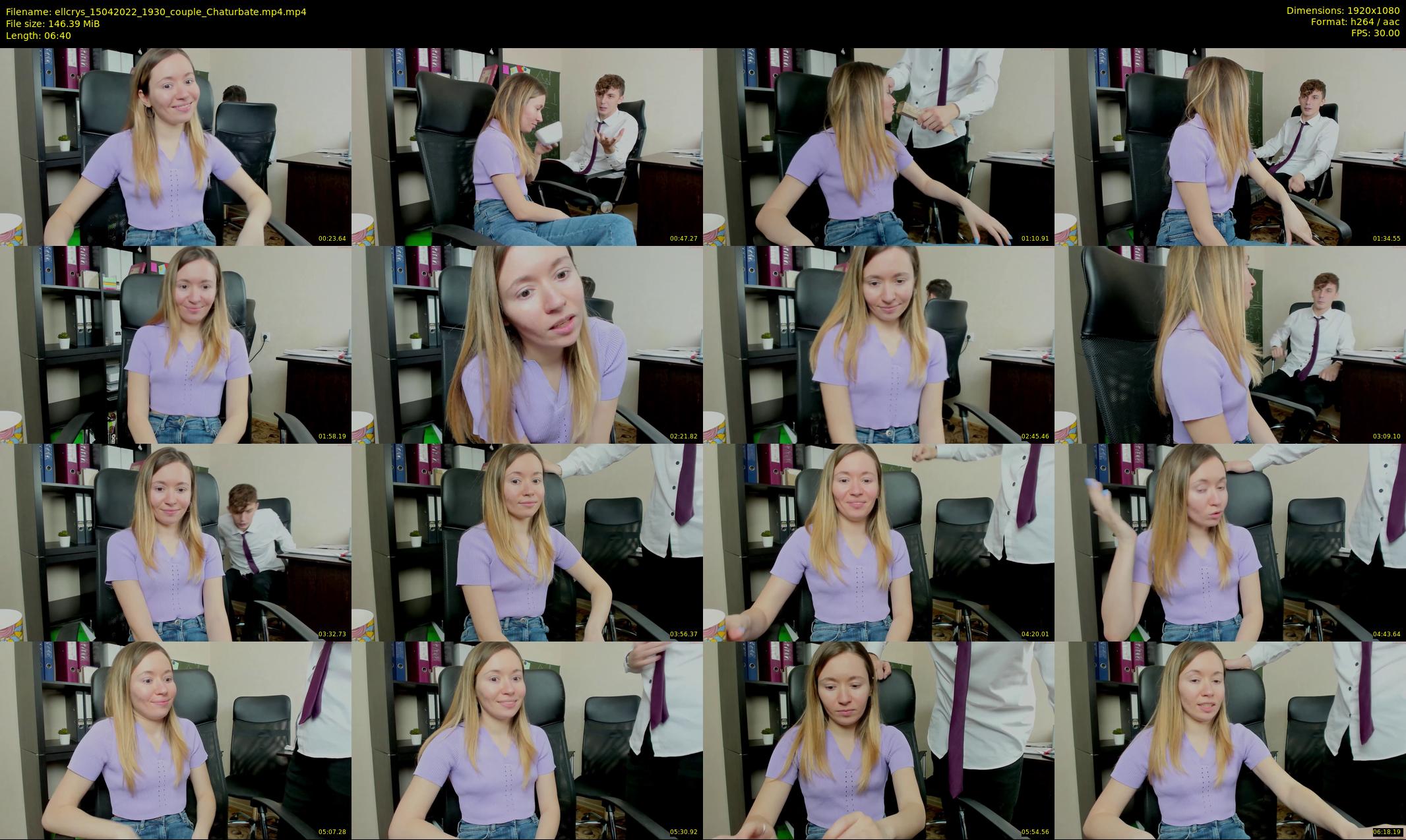 ellcrys — 7 minute Chaturbate couple cam show recording, 1080p, Apr 15, 2022