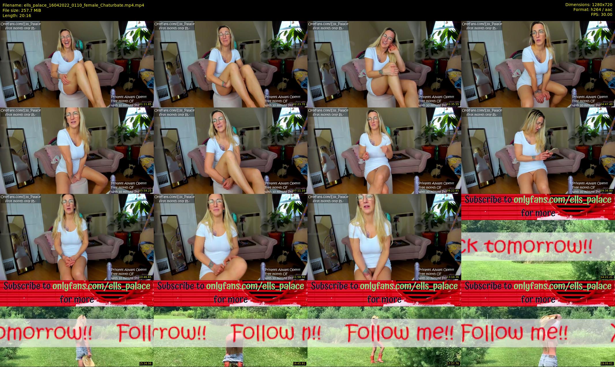 ells_palace — 21 minute Chaturbate female cam show recording, 720p, Apr 16, 2022