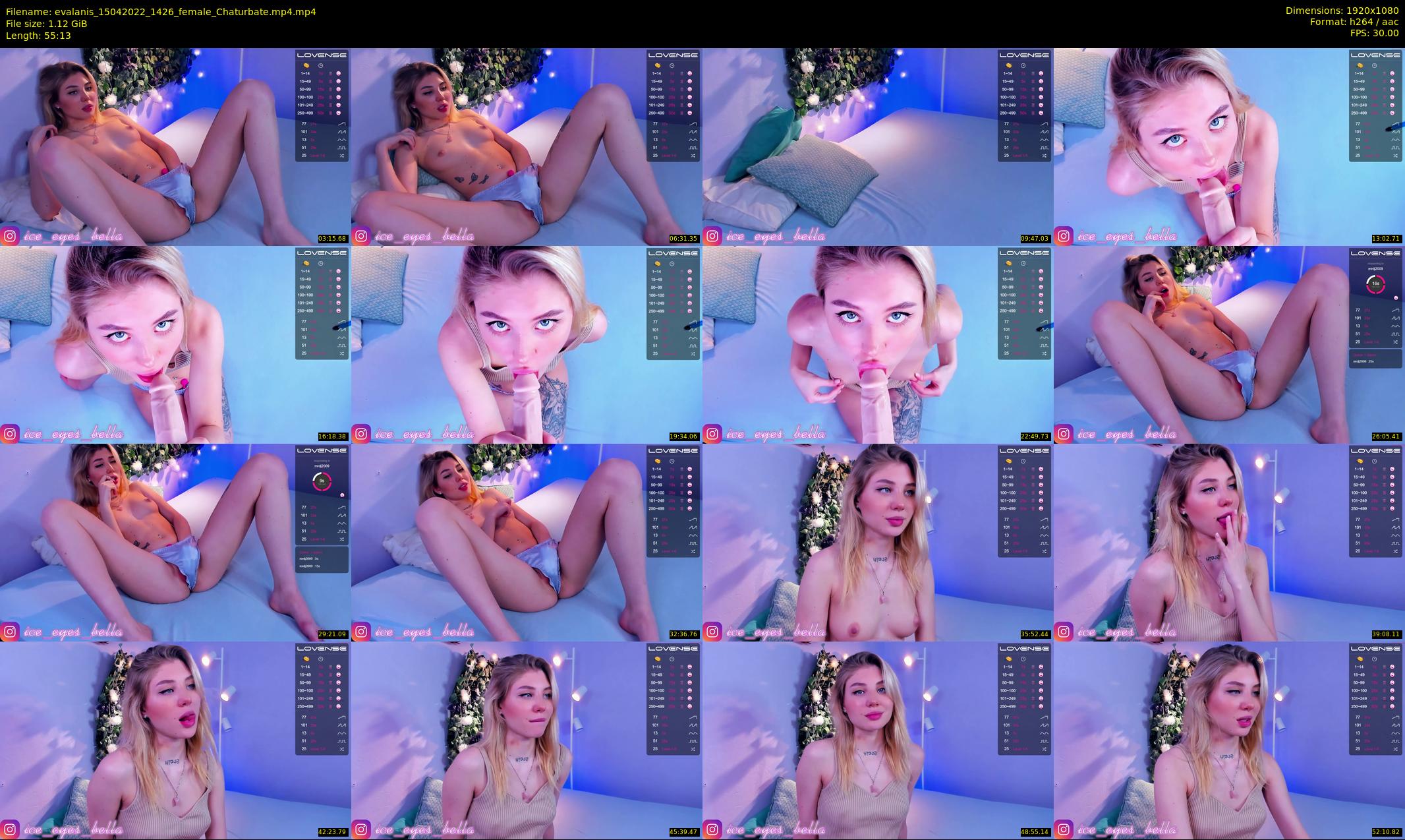 evalanis — 56 minute Chaturbate couple cam show recording, 1080p, Apr 15, 2022