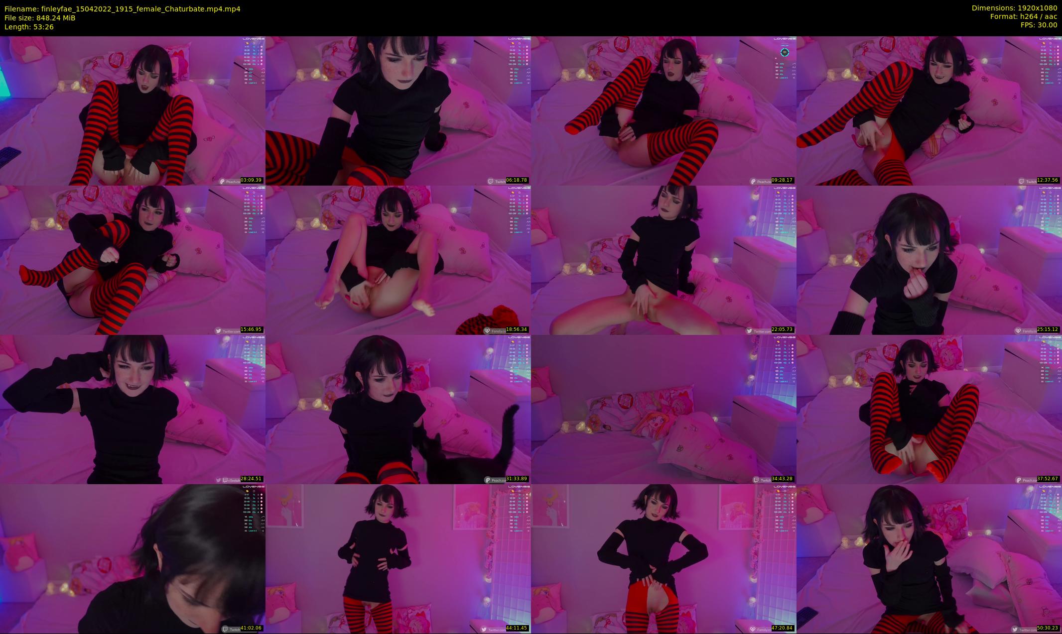 finleyfae — 54 minute Chaturbate female cam show recording, 1080p, Apr 15, 2022
