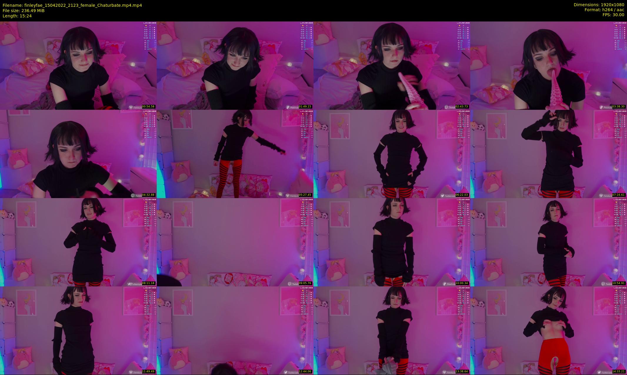 finleyfae — 16 minute Chaturbate female cam show recording, 1080p, Apr 15, 2022