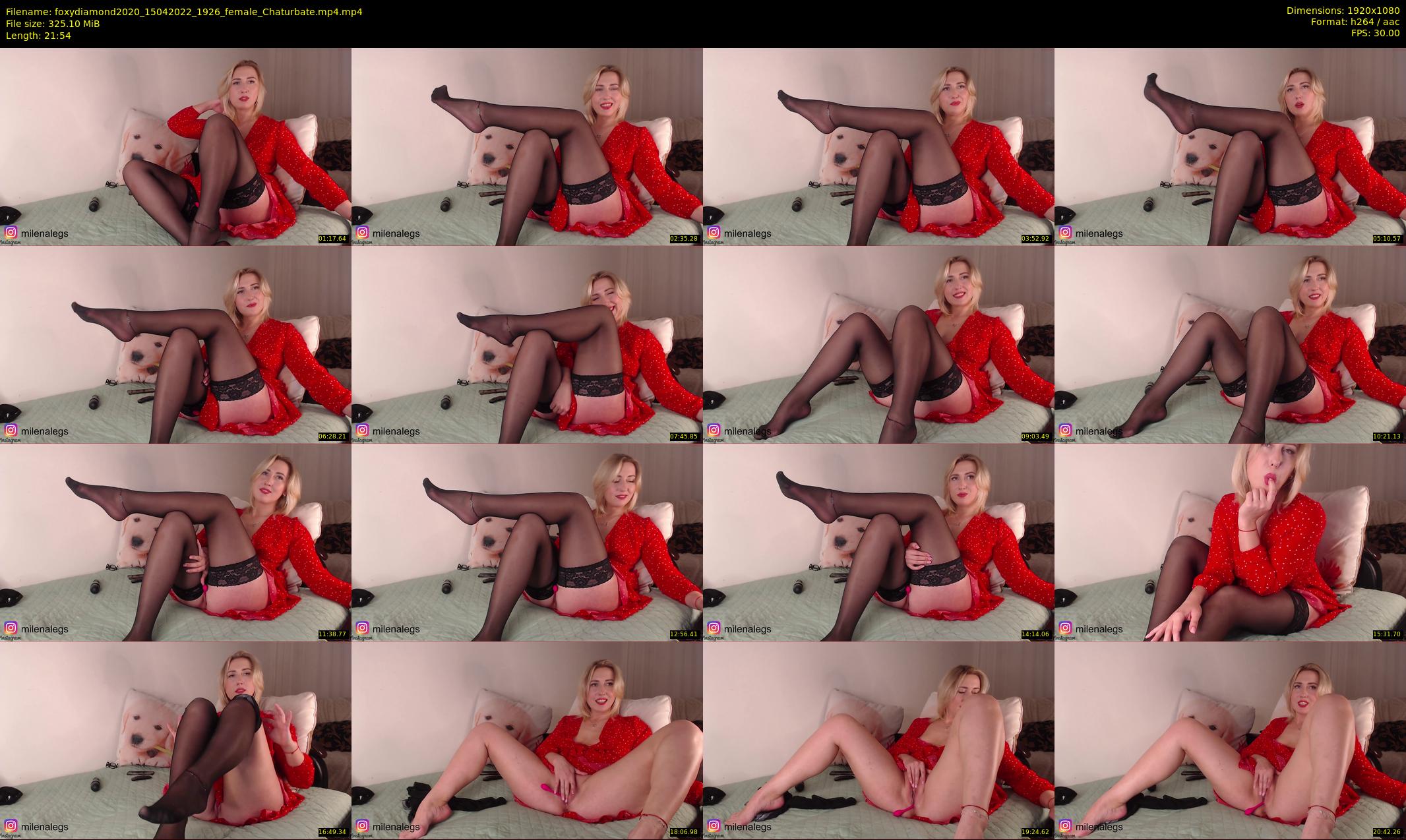 foxydiamond2020 — 22 minute Chaturbate female cam show recording, 1080p, Apr 15, 2022