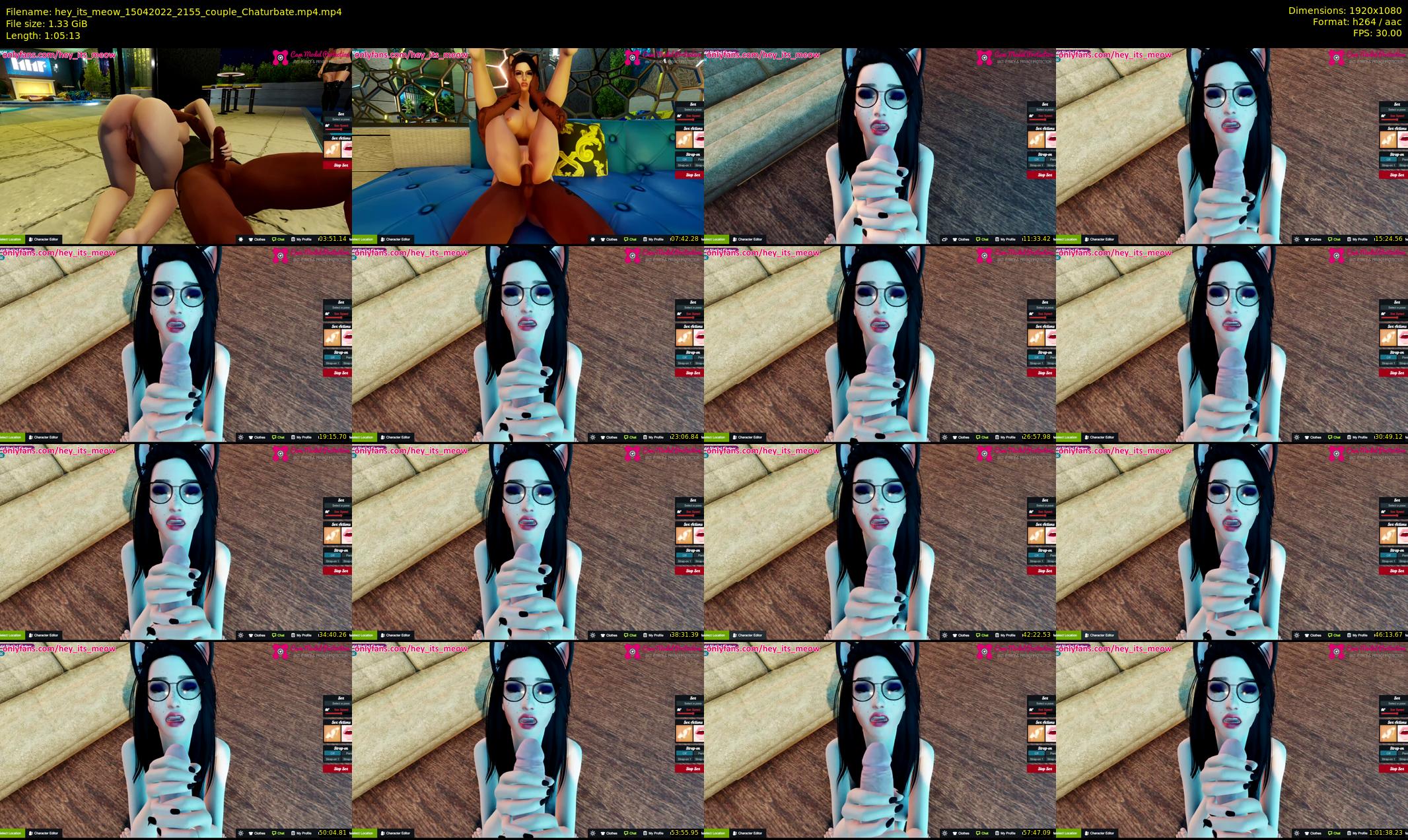 hey_its_meow — 66 minute Chaturbate couple cam show recording, 1080p, Apr 15, 2022