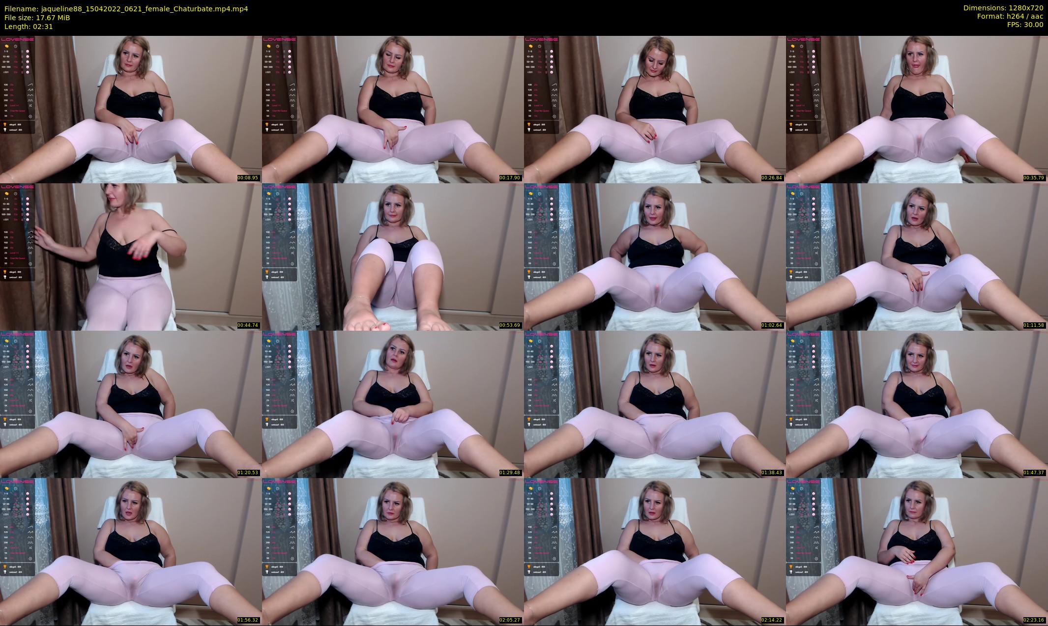 jaqueline88 — 3 minute Chaturbate female cam show recording, 720p, Apr 15, 2022