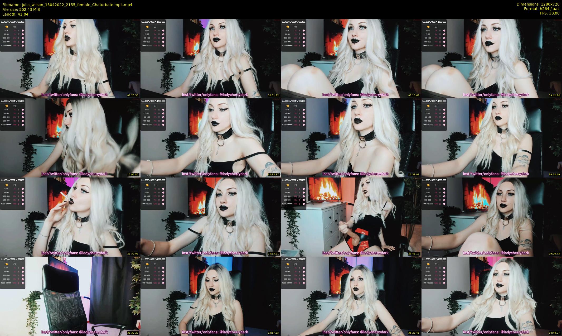 julia_wilson — 42 minute Chaturbate female cam show recording, 720p, Apr 15, 2022