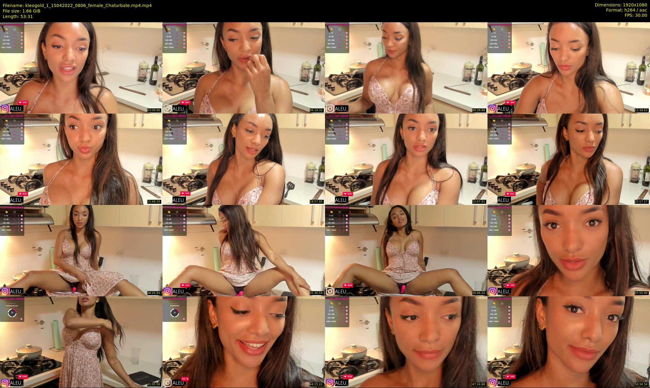 kleogold_1 — 54 minute Chaturbate female cam show recording, 1080p, Apr 15, 2022