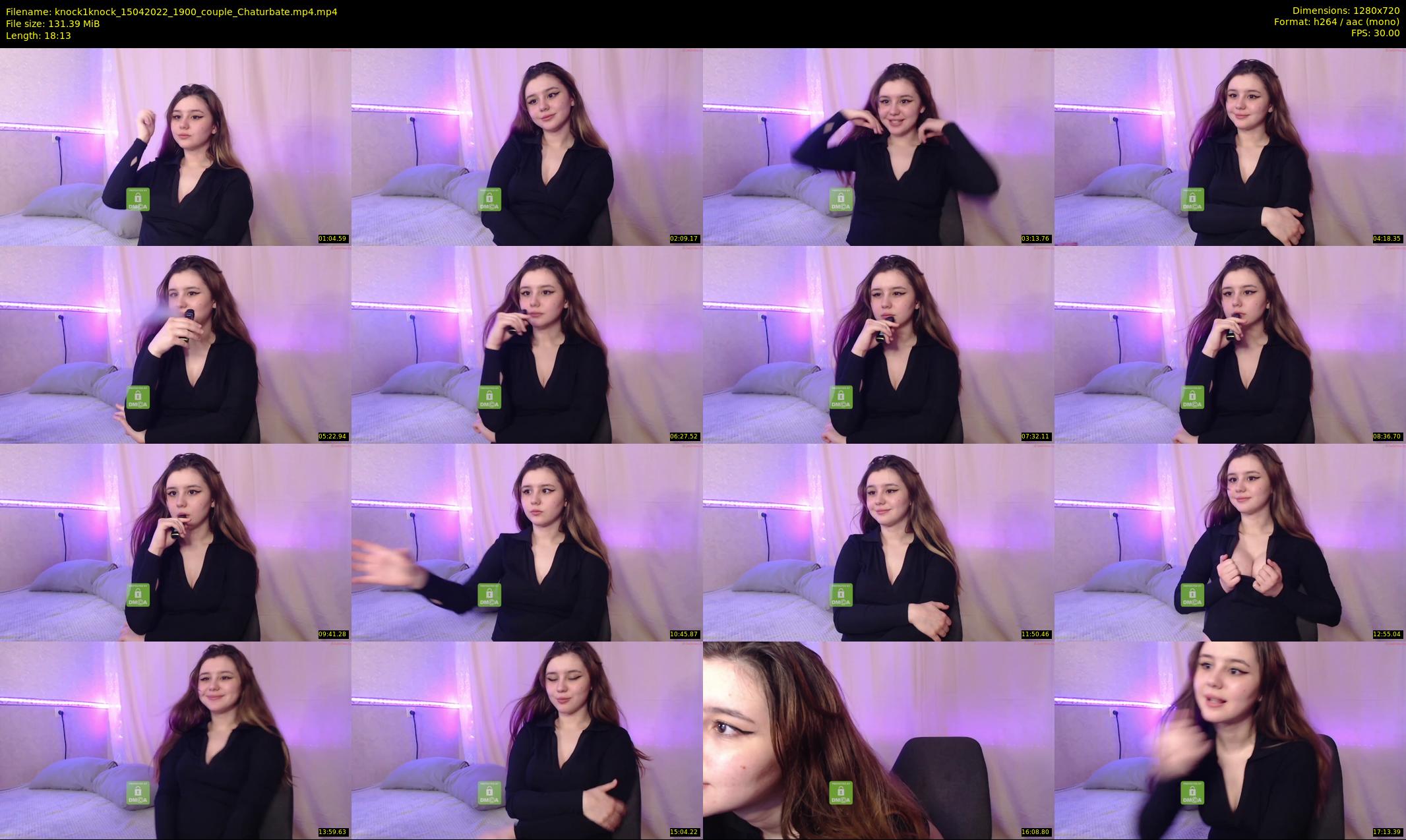 knock1knock — 19 minute Chaturbate couple cam show recording, 720p, Apr 15, 2022