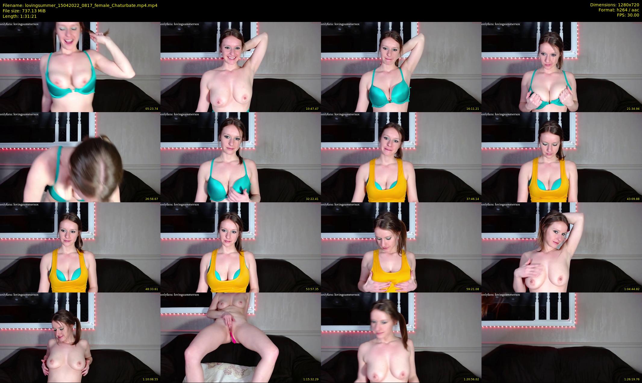 lovingsummer — 92 minute Chaturbate female cam show recording, 720p, Apr 15, 2022