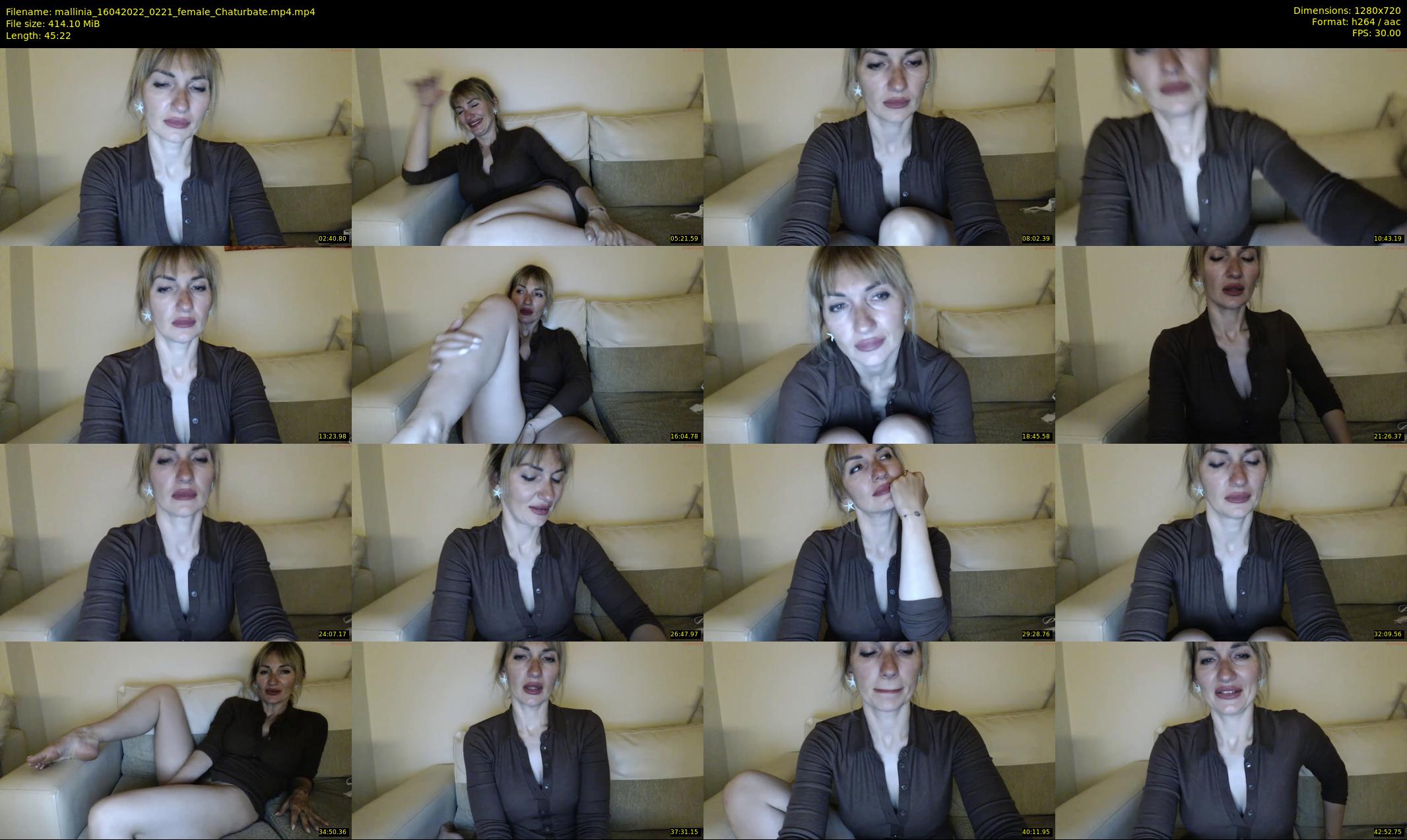 mallinia — 46 minute Chaturbate female cam show recording, 720p, Apr 16, 2022