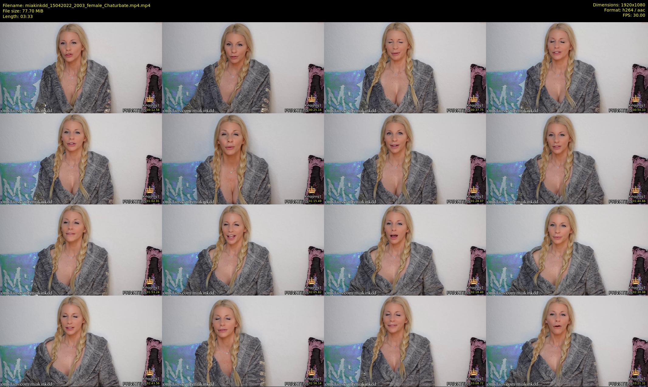 miakinkdd — 4 minute Chaturbate female cam show recording, 1080p, Apr 15, 2022