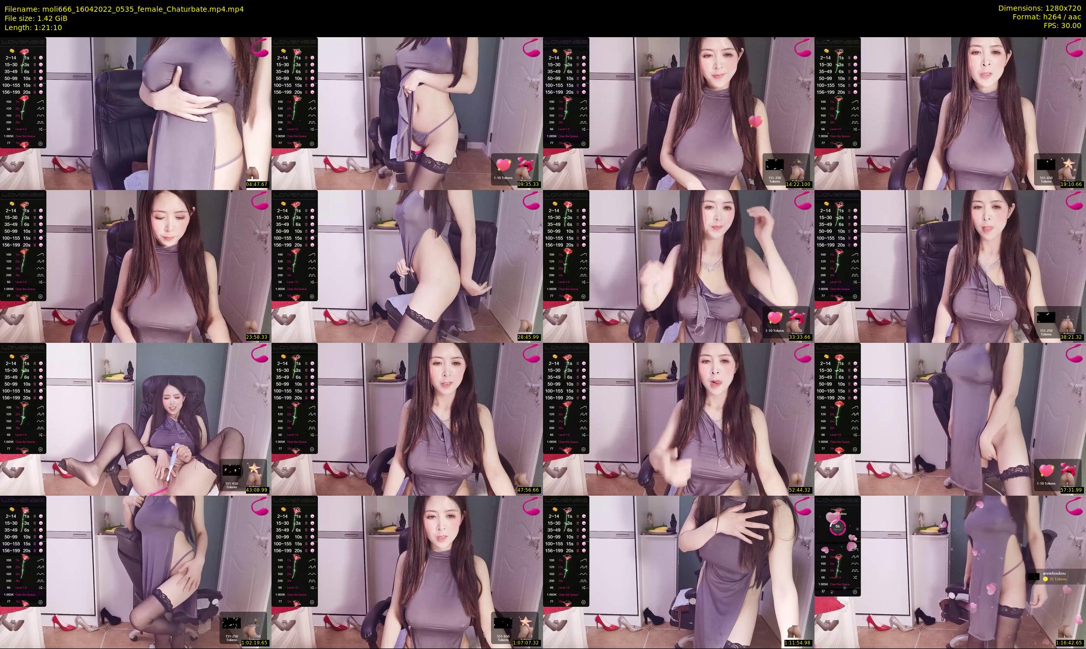 moli666 — 82 minute Chaturbate female cam show recording, 720p, Apr 16, 2022