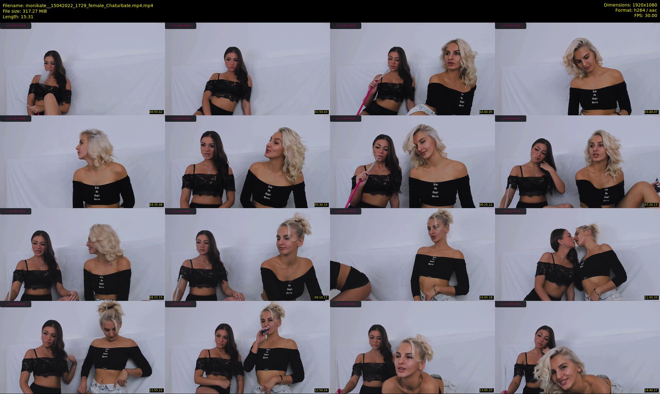 monikate_ — 16 minute Chaturbate couple cam show recording, 1080p, Apr 15, 2022