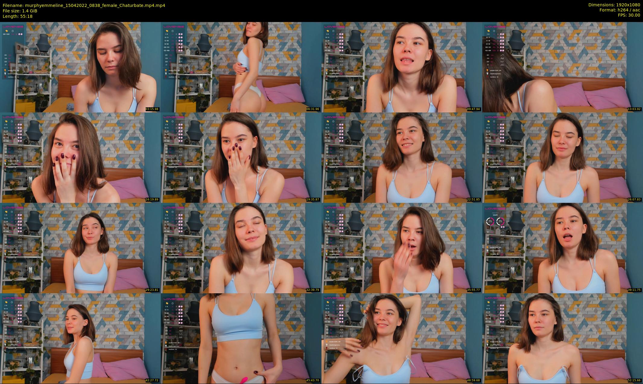 murphyemmeline — 56 minute Chaturbate female cam show recording, 1080p, Apr 15, 2022