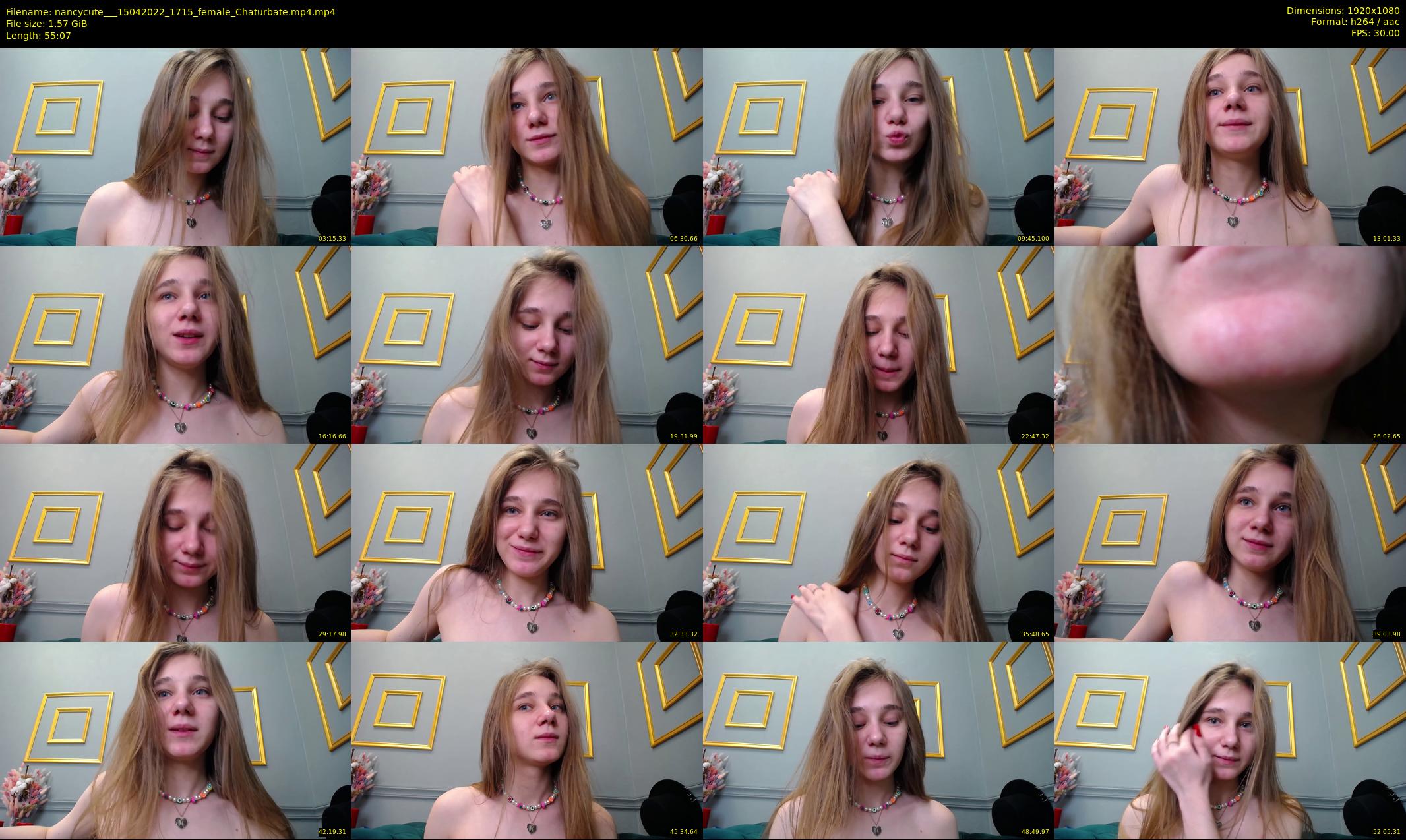 nancycute__ — 56 minute Chaturbate female cam show recording, 1080p, Apr 15, 2022