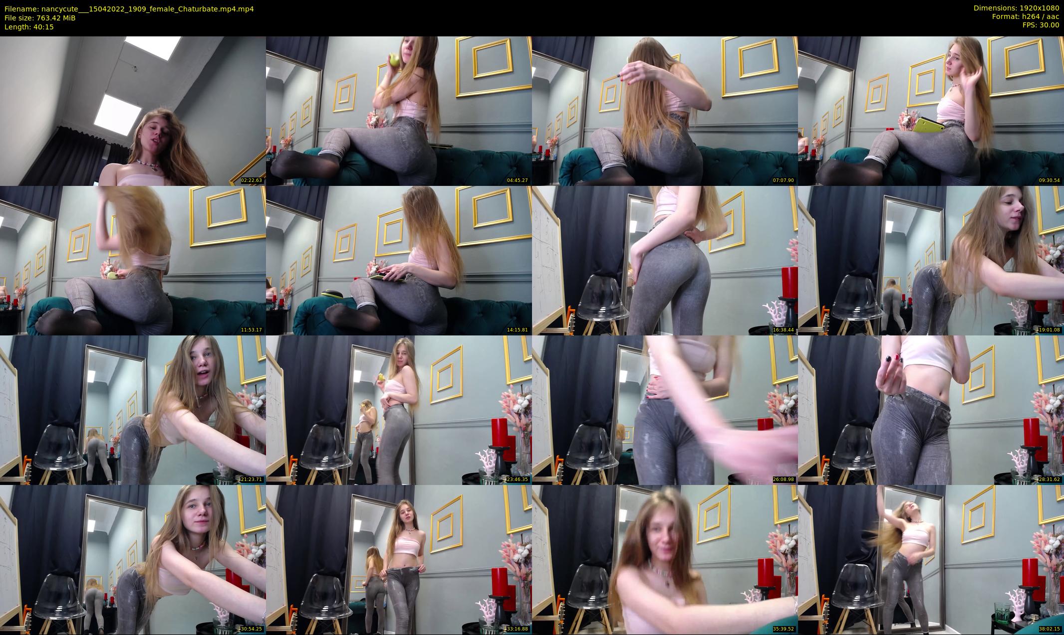 nancycute__ — 41 minute Chaturbate female cam show recording, 1080p, Apr 15, 2022