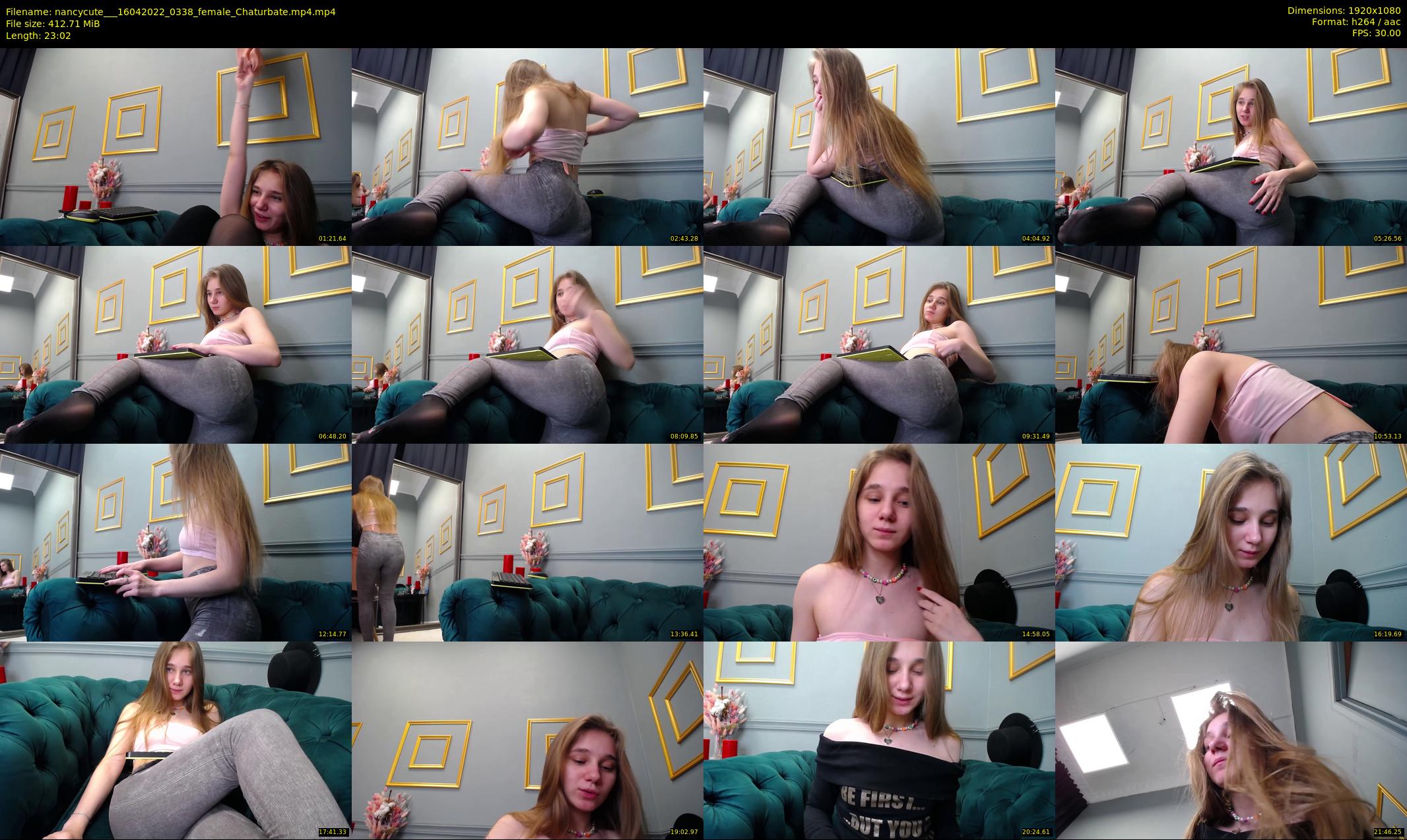 nancycute__ — 24 minute Chaturbate female cam show recording, 1080p, Apr 16, 2022
