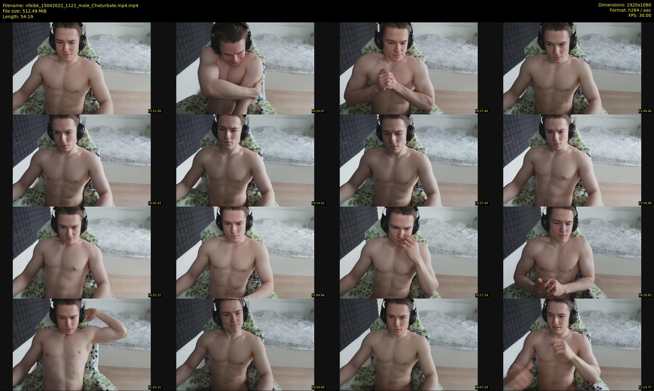 nfeibk — 55 minute Chaturbate male cam show recording, 1080p, Apr 15, 2022