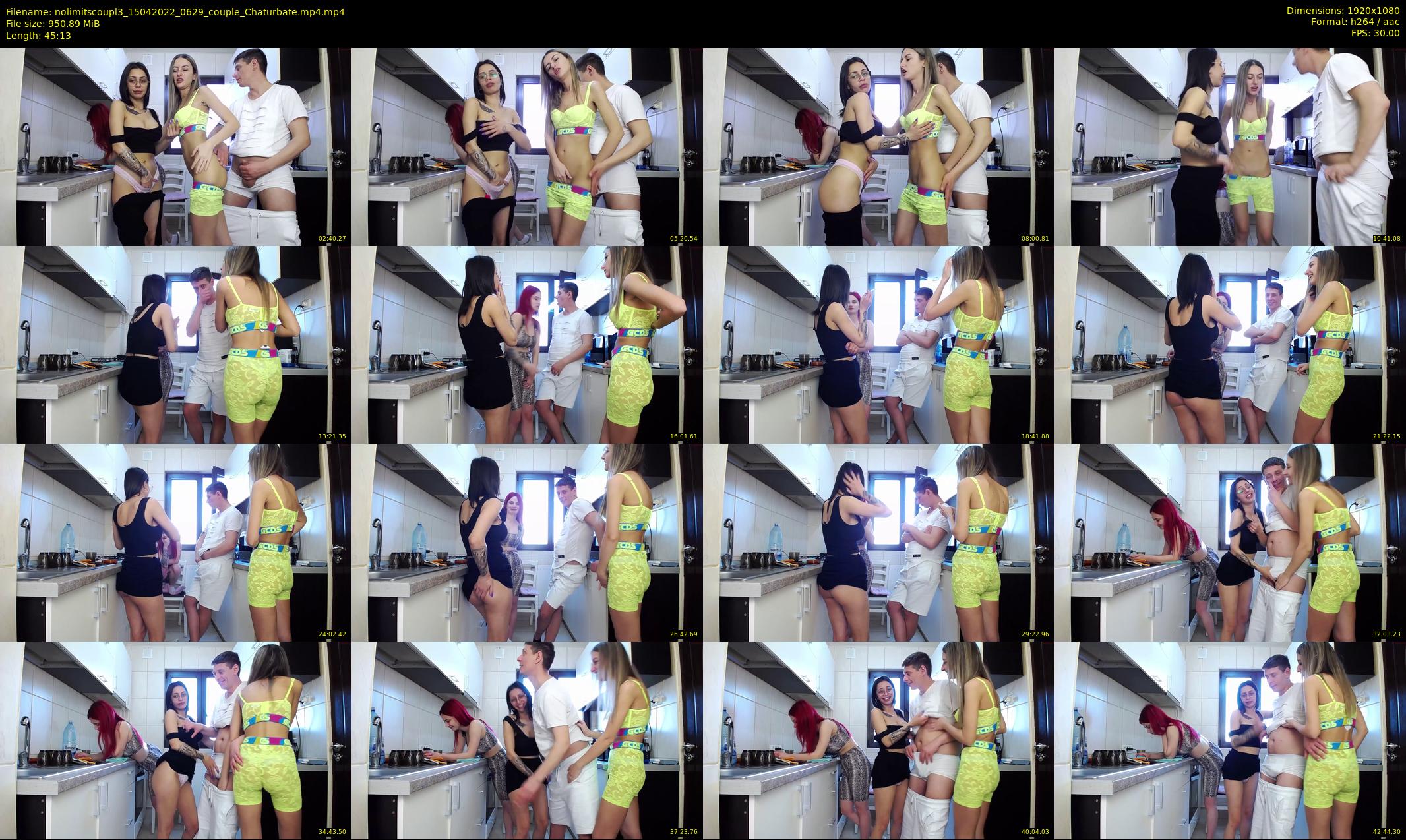 nolimitscoupl3 — 46 minute Chaturbate couple cam show recording, 1080p, Apr 15, 2022