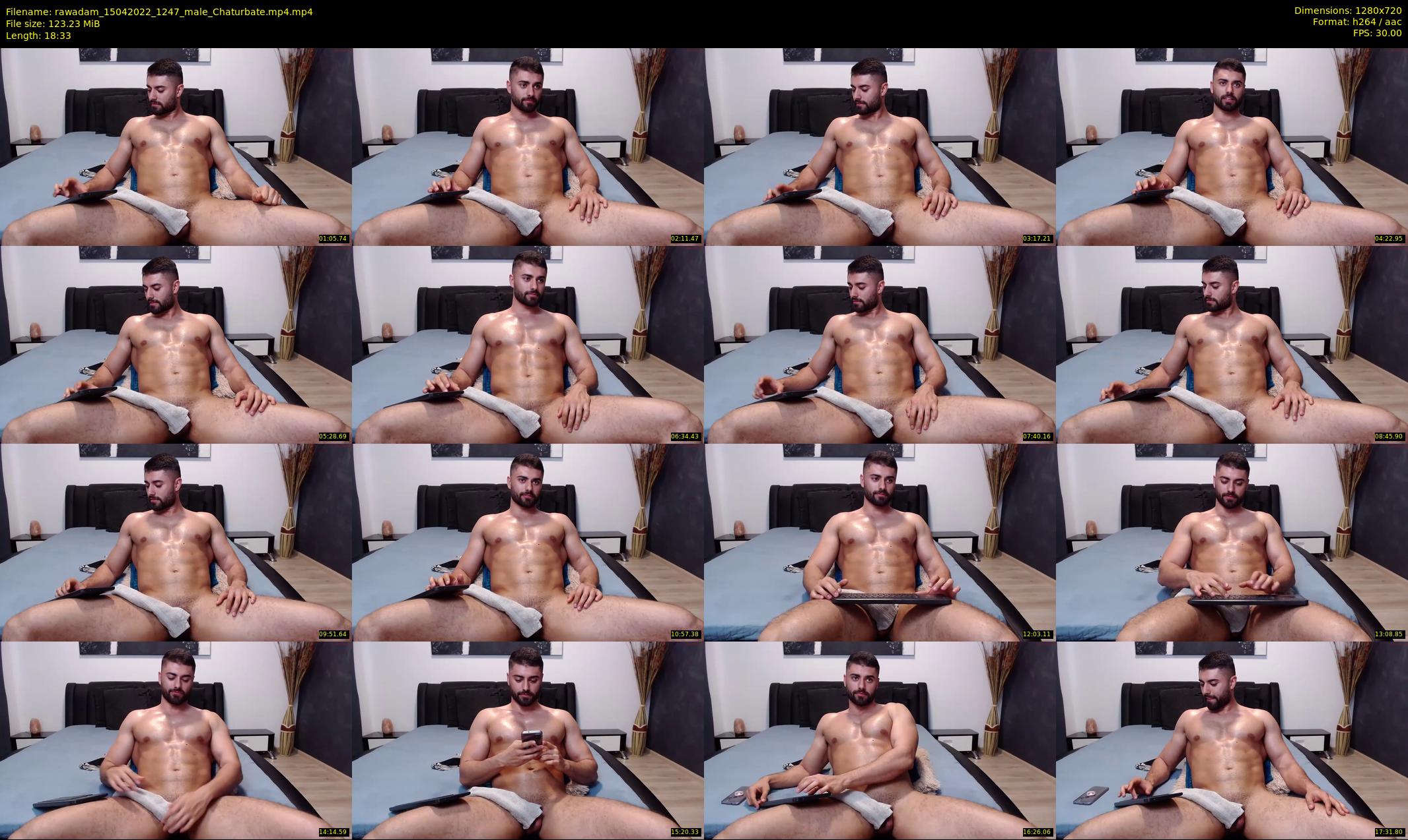 rawadam — 19 minute Chaturbate male cam show recording, 720p, Apr 15, 2022