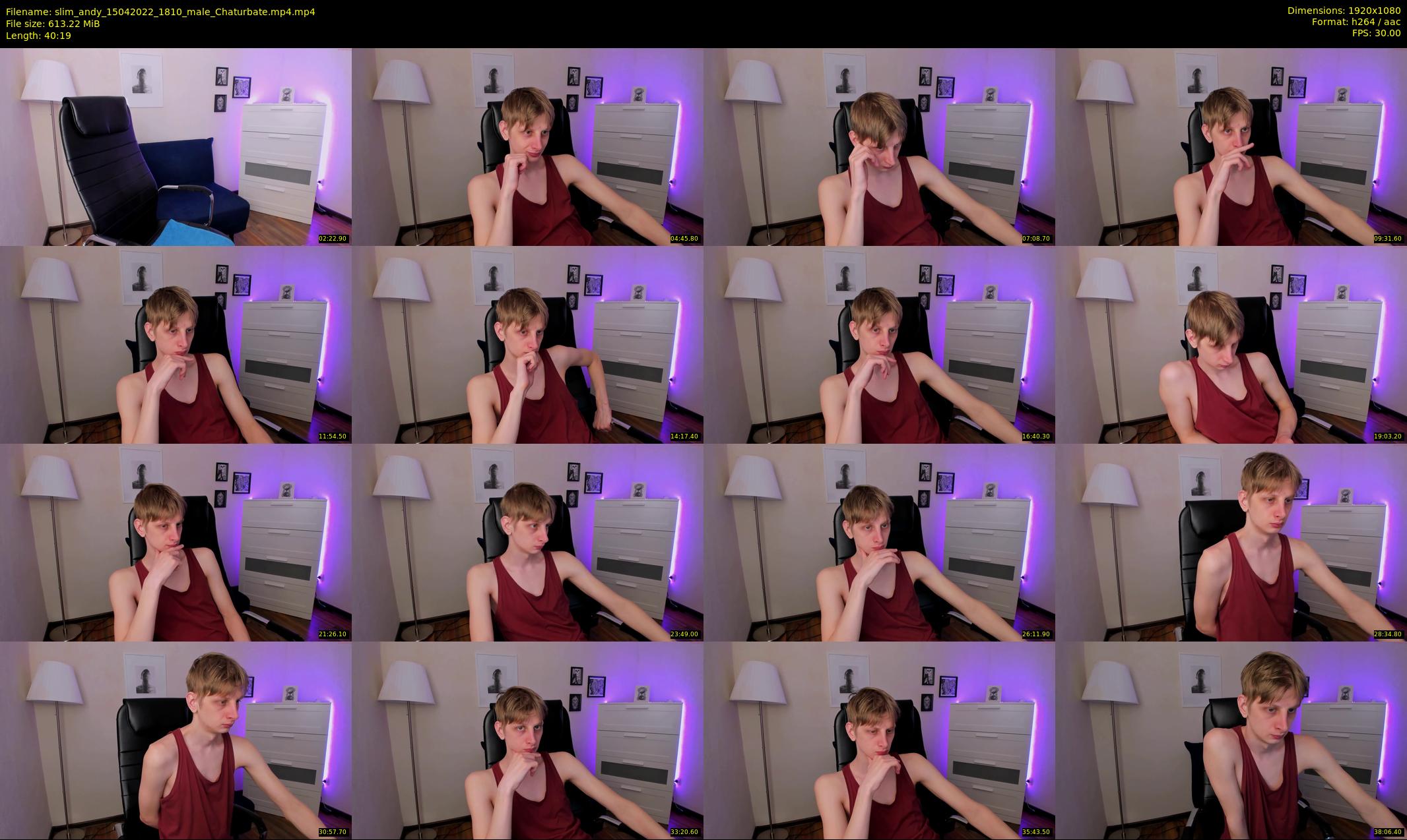 slim_andy — 41 minute Chaturbate male cam show recording, 1080p, Apr 15, 2022