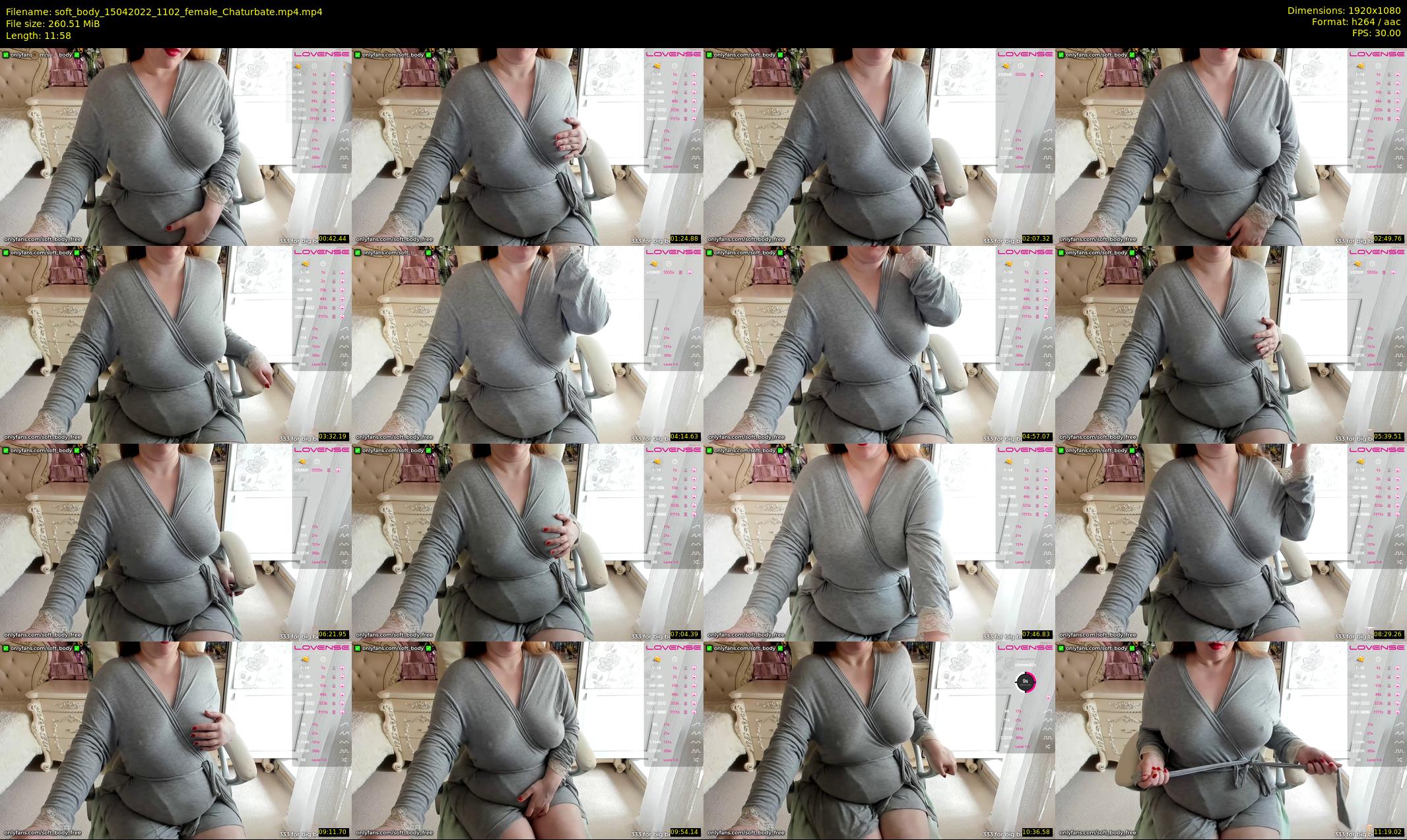 soft_body — 12 minute Chaturbate female cam show recording, 1080p, Apr 15, 2022