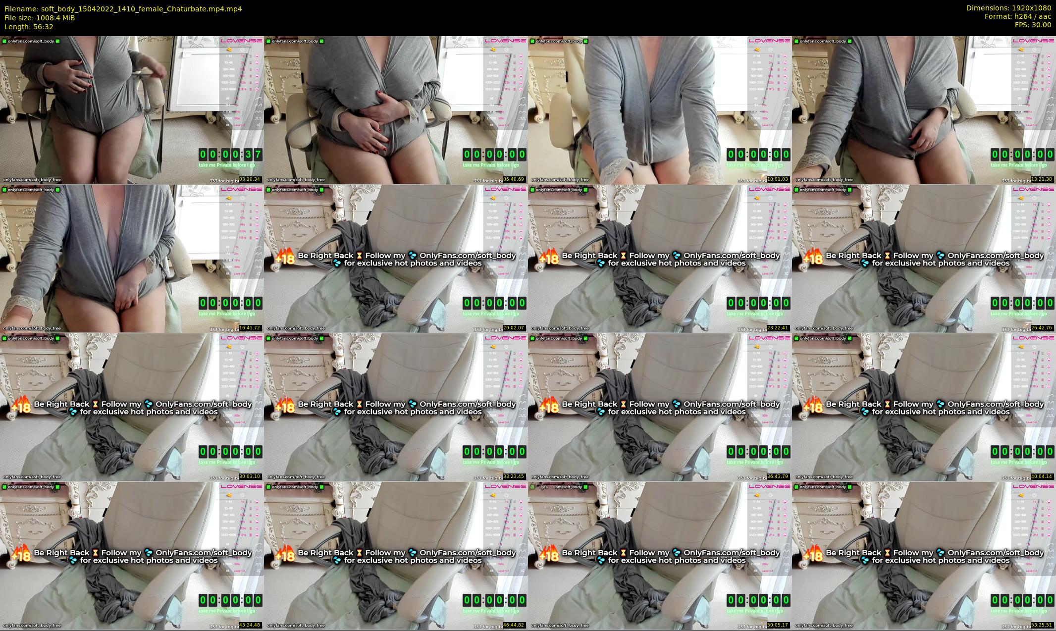 soft_body — 57 minute Chaturbate female cam show recording, 1080p, Apr 15, 2022