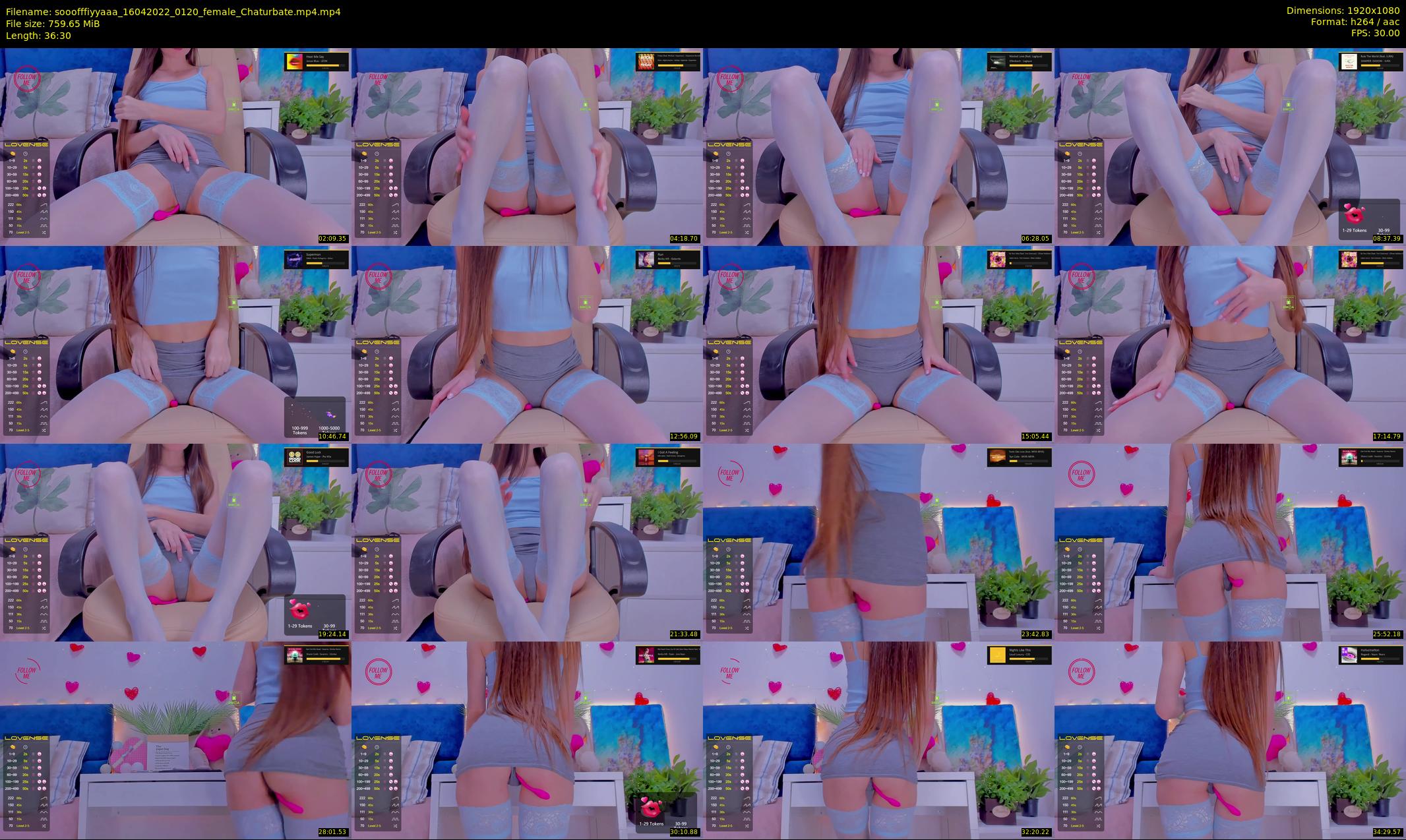sooofffiyyaaa — 37 minute Chaturbate female cam show recording, 1080p, Apr 16, 2022