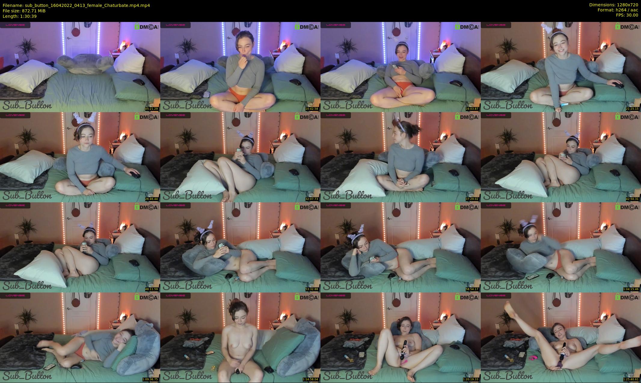 sub_button — 91 minute Chaturbate female cam show recording, 720p, Apr 16, 2022