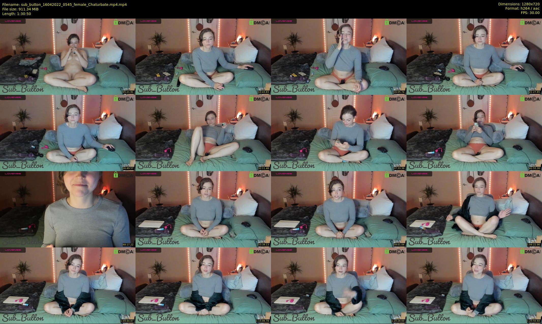 sub_button — 91 minute Chaturbate female cam show recording, 720p, Apr 16, 2022