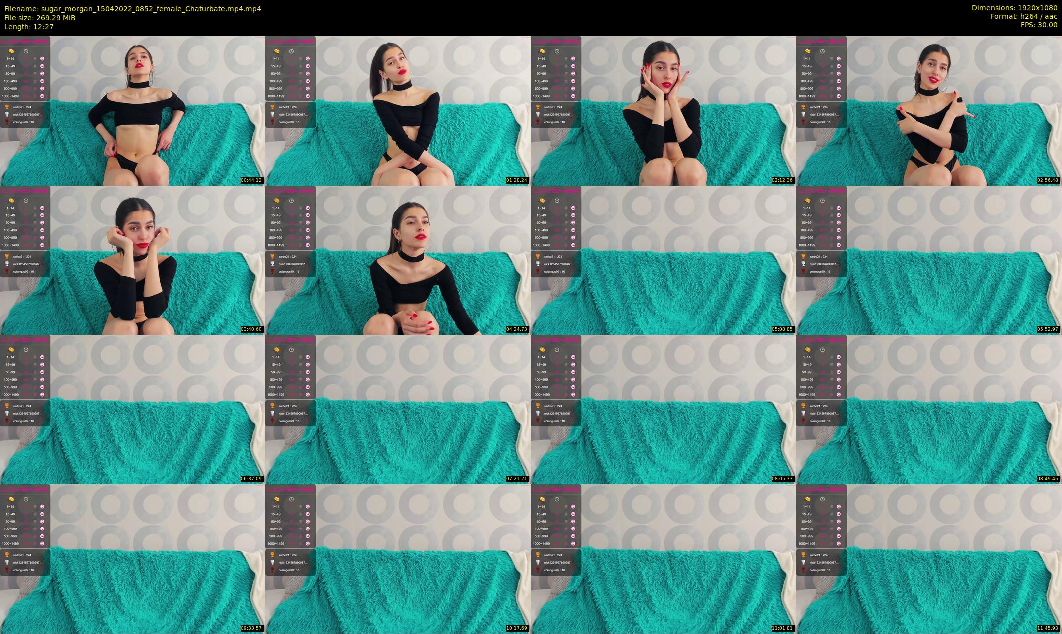 sugar_morgan — 13 minute Chaturbate female cam show recording, 1080p, Apr 15, 2022