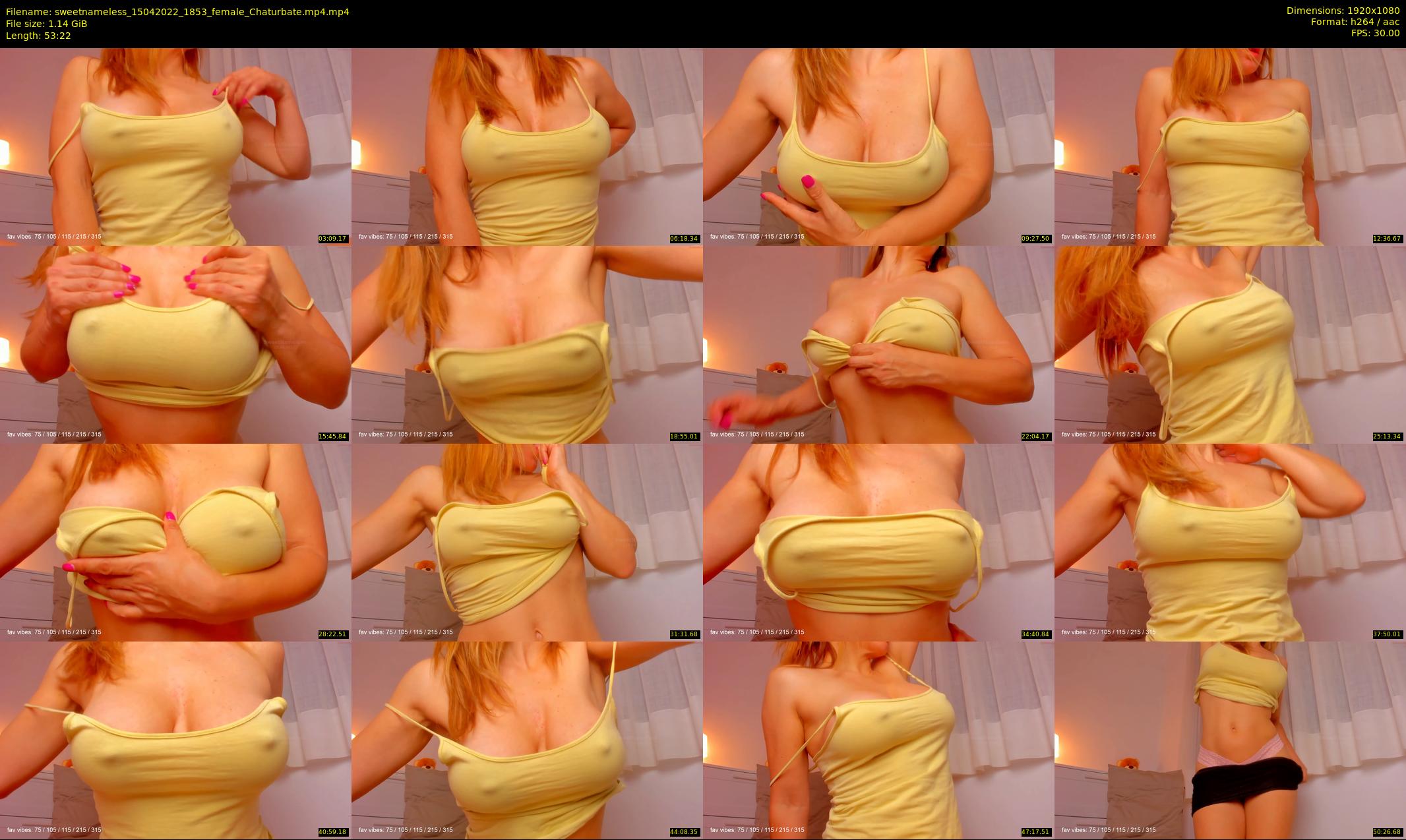 sweetnameless — 54 minute Chaturbate couple cam show recording, 1080p, Apr 15, 2022