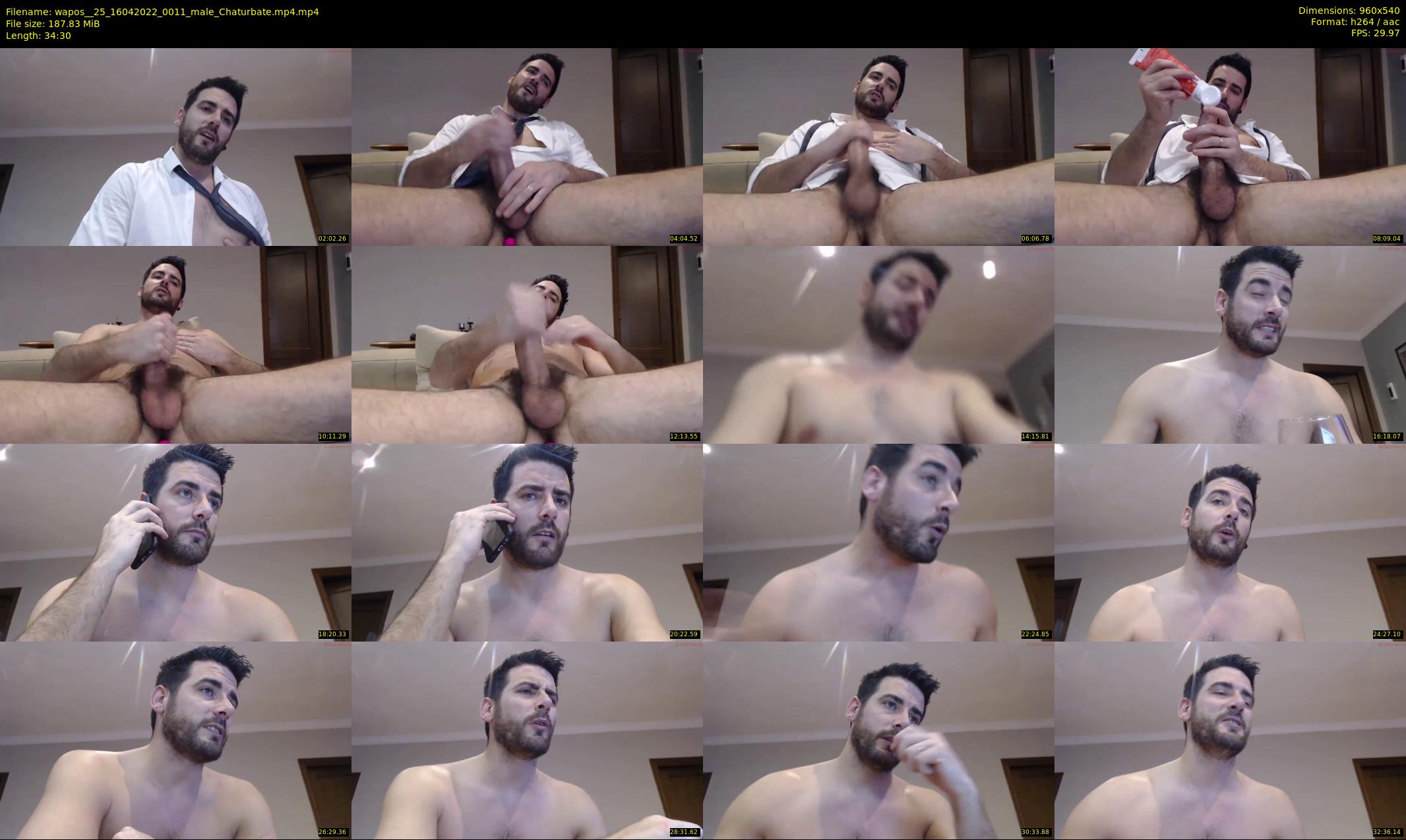 wapos__25 — 35 minute Chaturbate male cam show recording, 480p, Apr 16, 2022