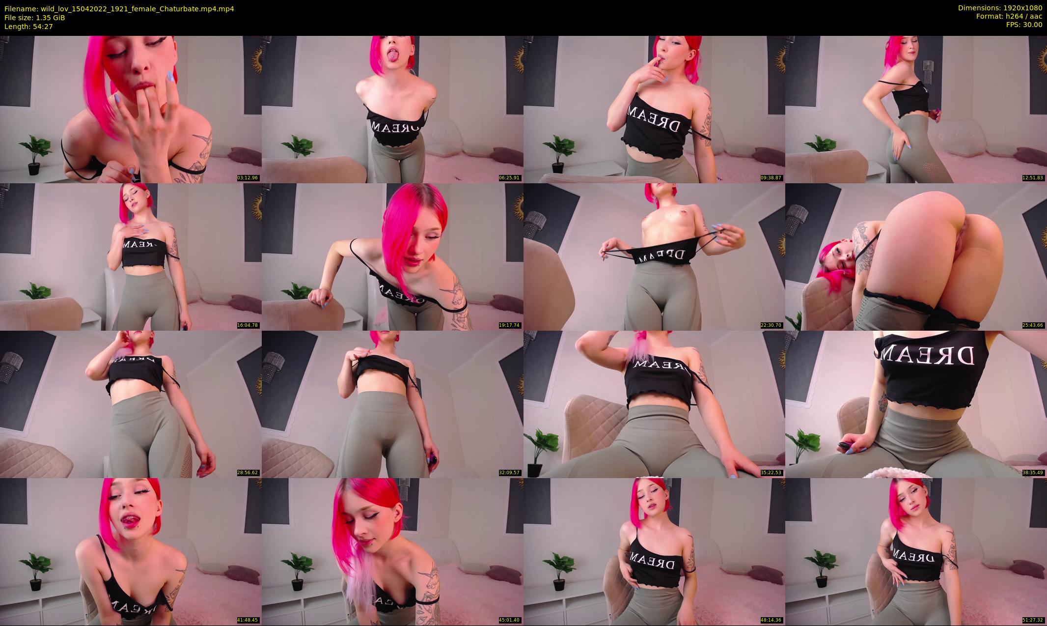 wild_lov — 55 minute Chaturbate female cam show recording, 1080p, Apr 15, 2022