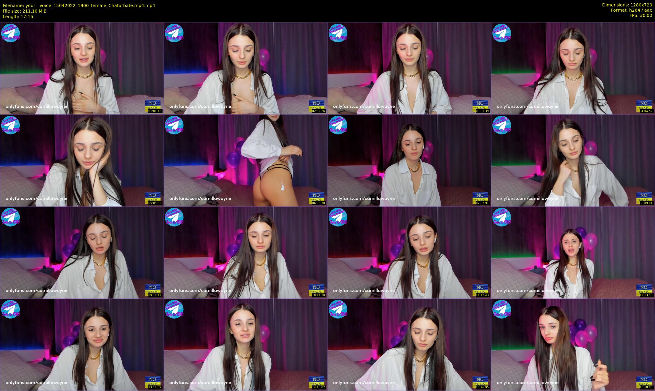 your__voice — 18 minute Chaturbate female cam show recording, 720p, Apr 15, 2022