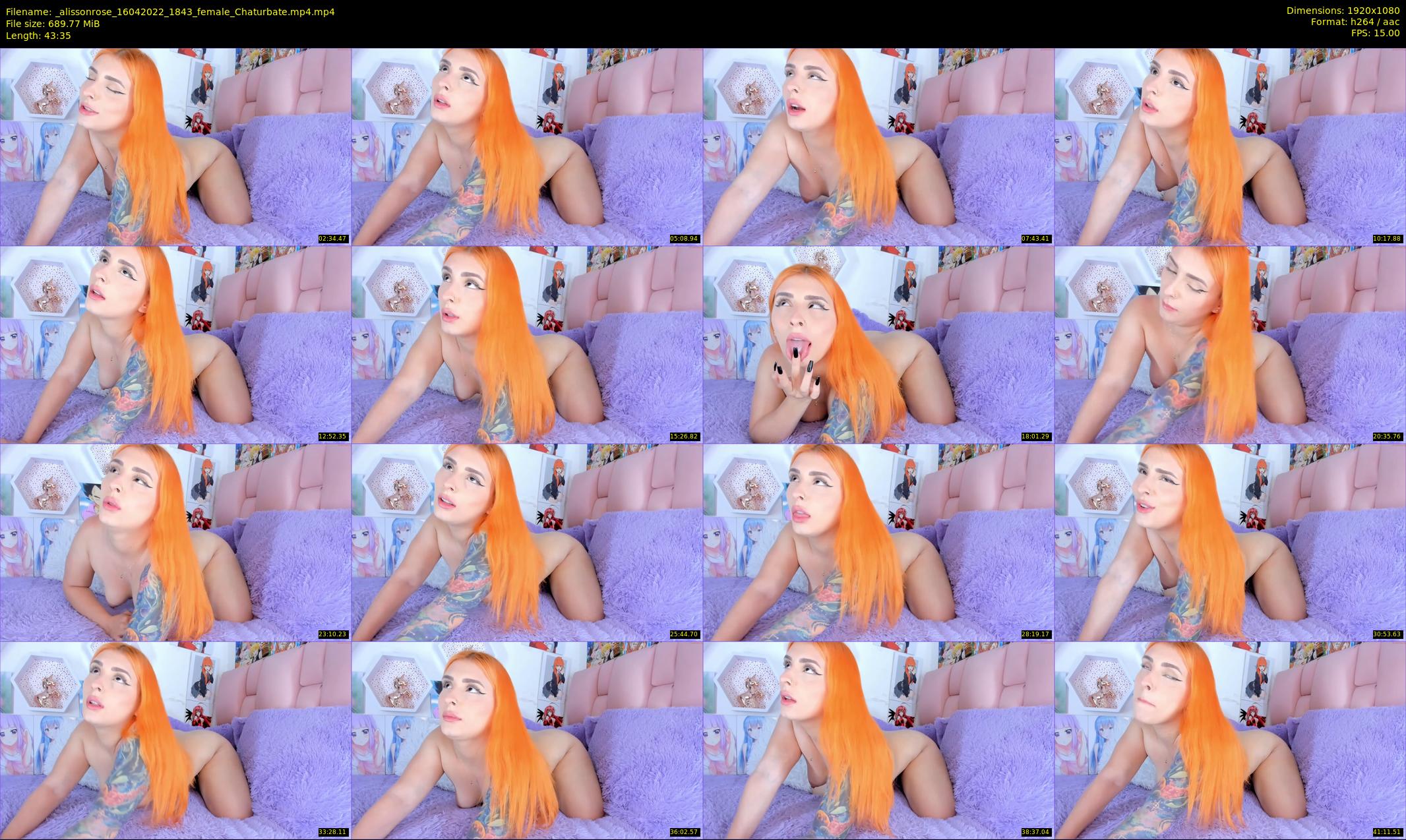_alissonrose — 44 minute Chaturbate female cam show recording, 1080p, Apr 16, 2022