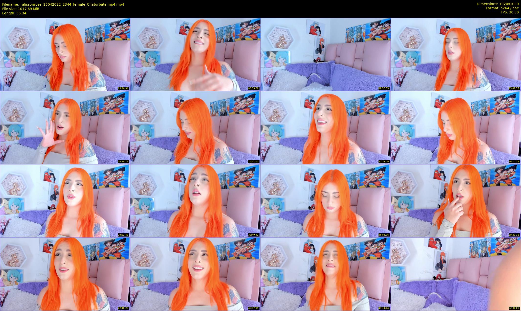 _alissonrose — 56 minute Chaturbate female cam show recording, 1080p, Apr 16, 2022