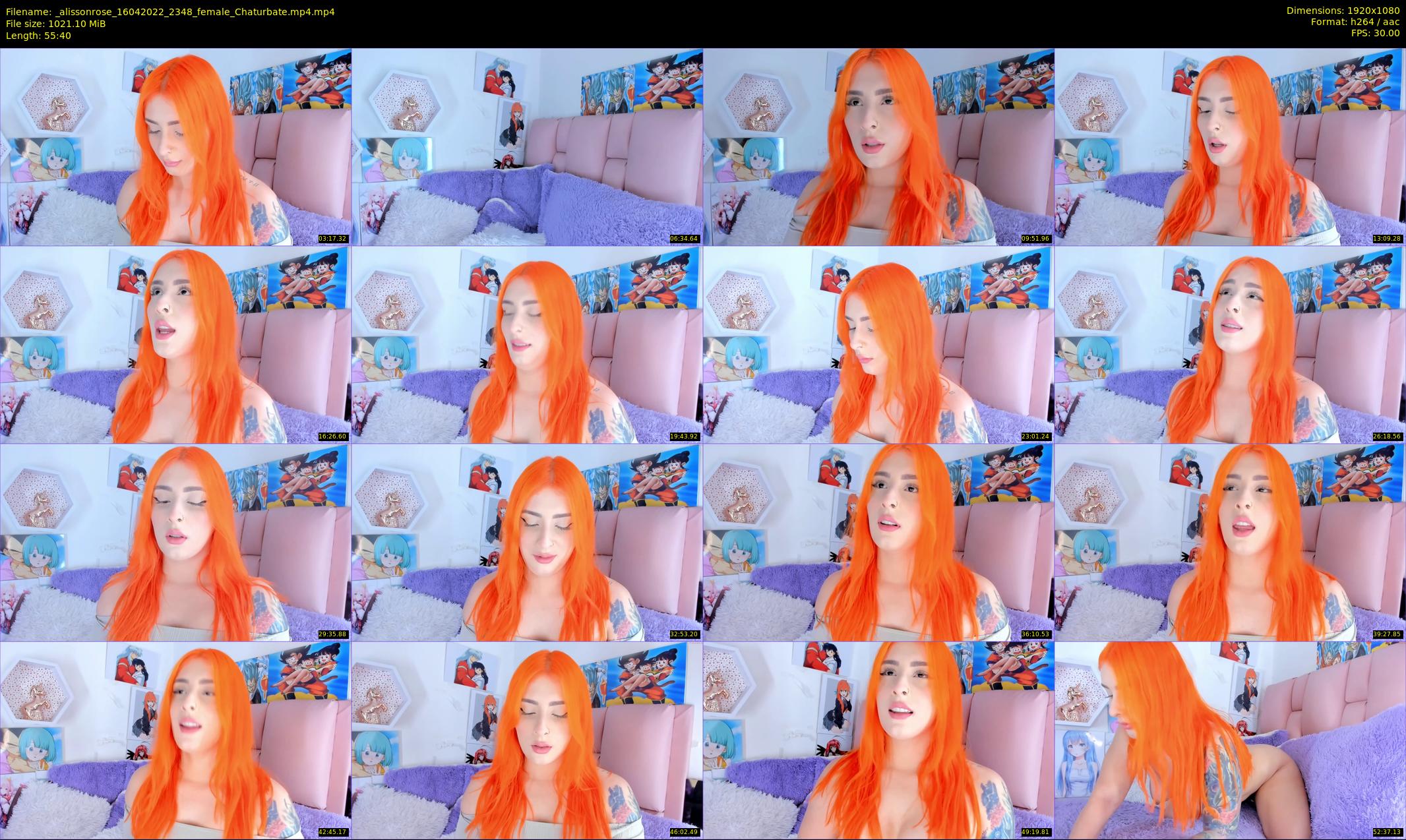 _alissonrose — 56 minute Chaturbate female cam show recording, 1080p, Apr 16, 2022