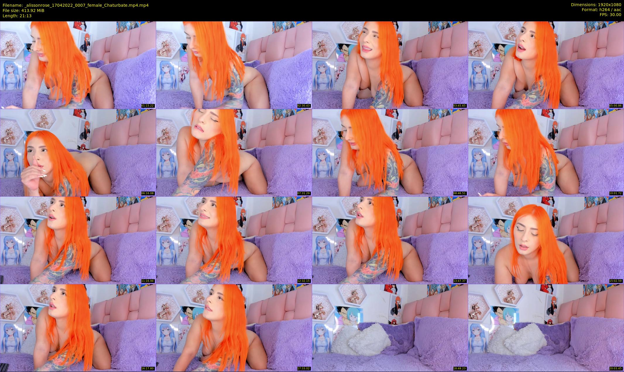_alissonrose — 22 minute Chaturbate female cam show recording, 1080p, Apr 17, 2022