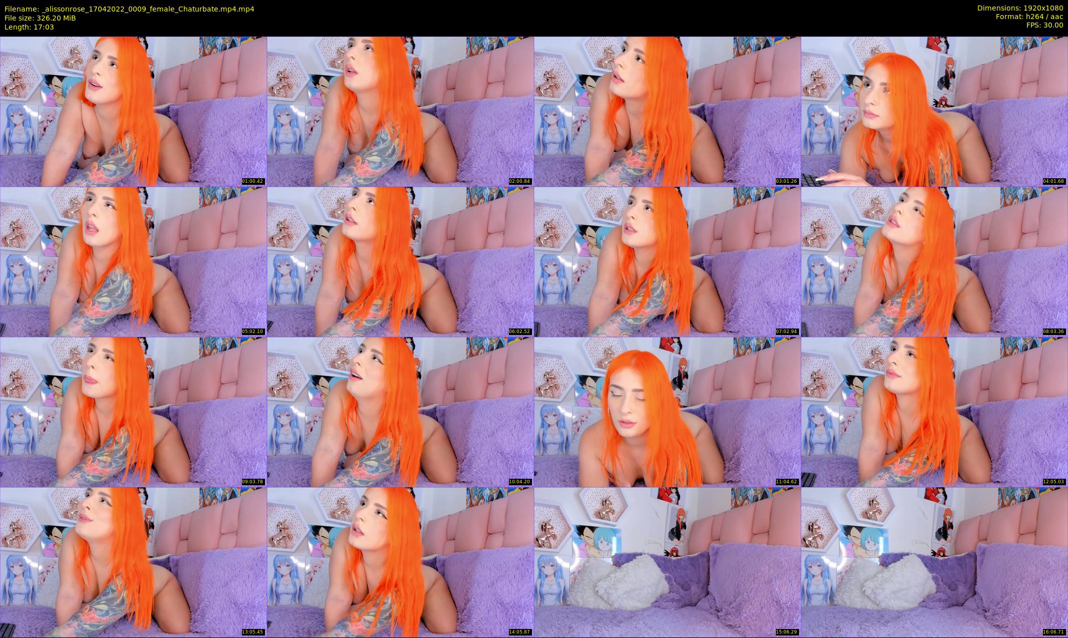 _alissonrose — 18 minute Chaturbate female cam show recording, 1080p, Apr 17, 2022