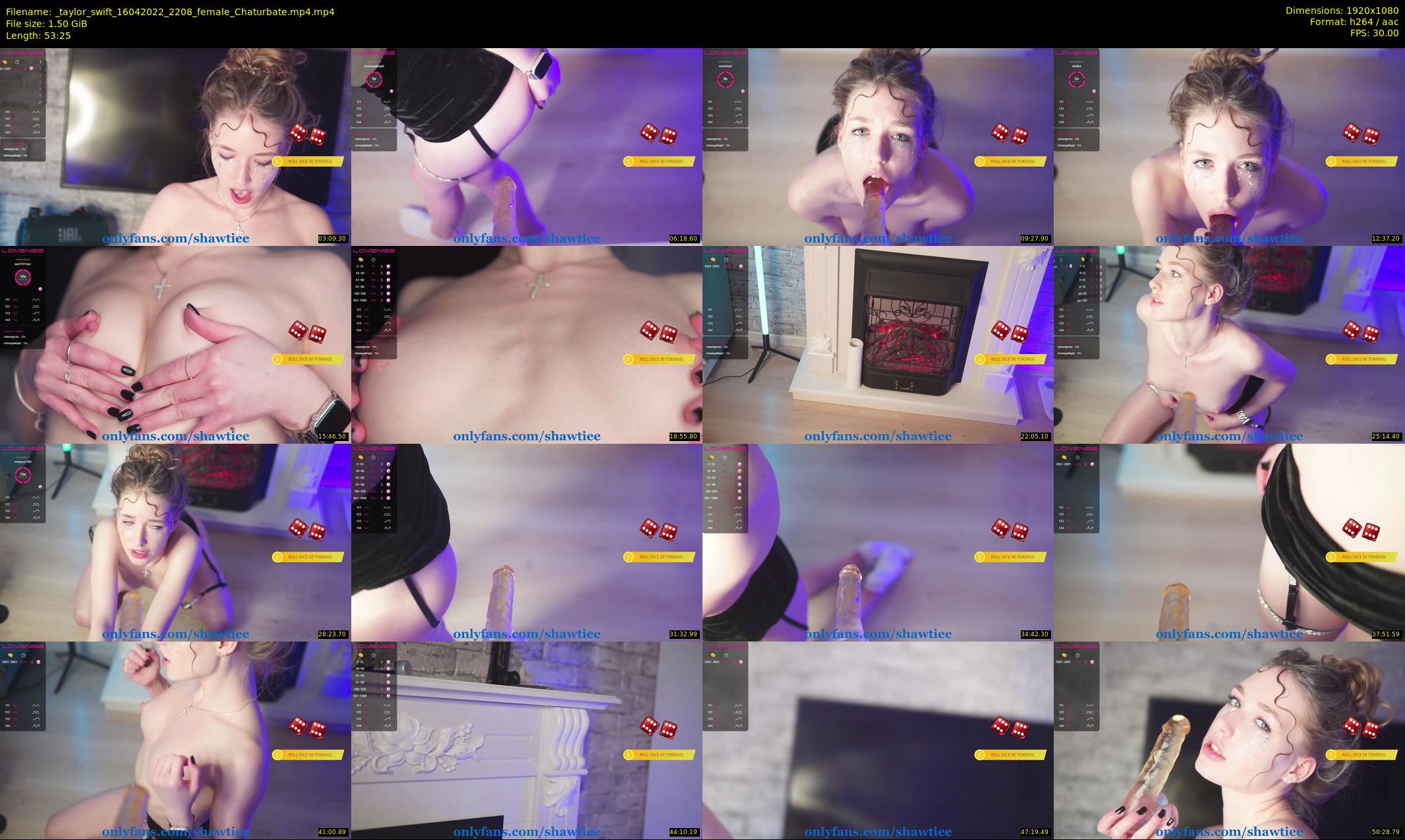 _taylor_swift — 54 minute Chaturbate female cam show recording, 1080p, Apr 16, 2022