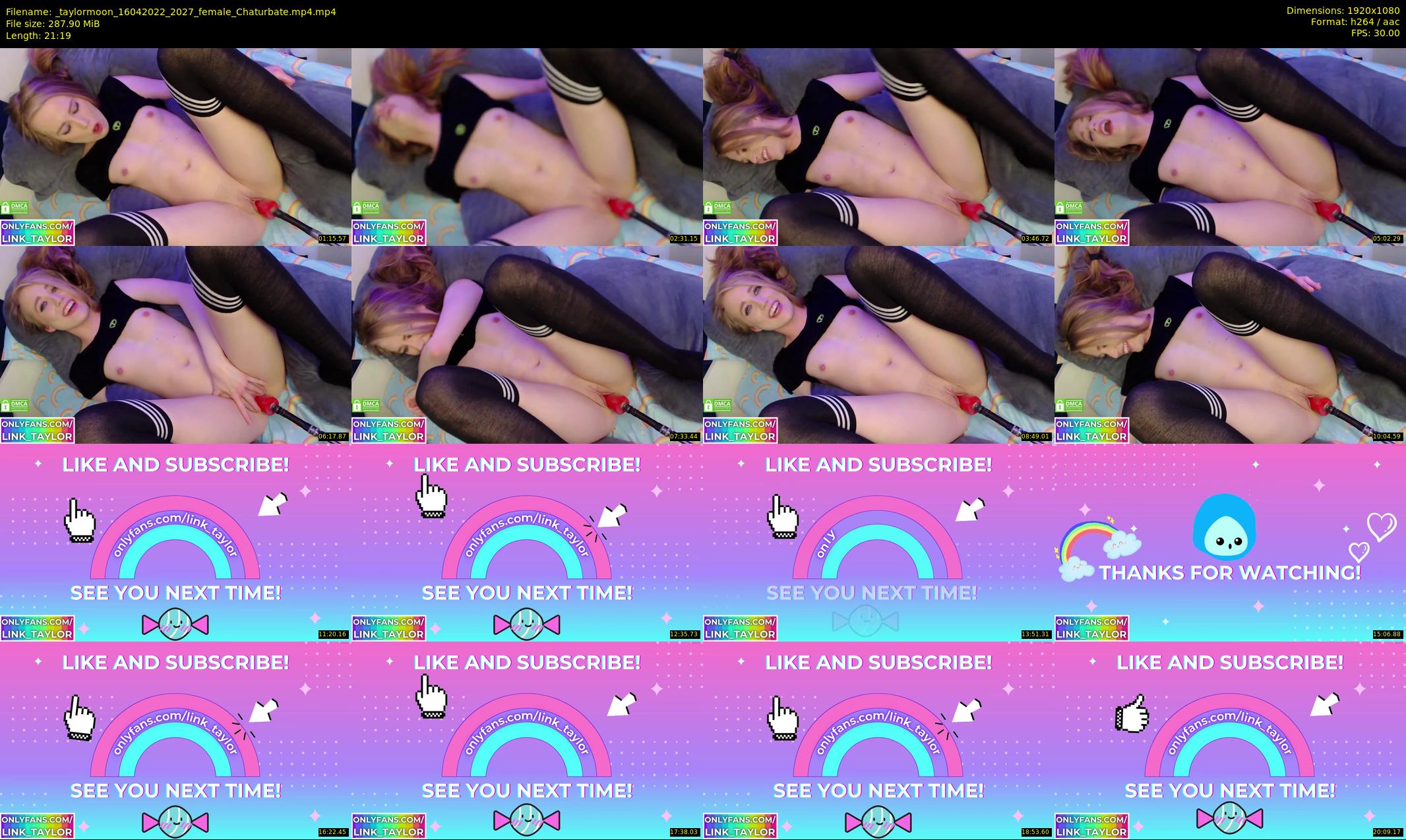 _taylormoon — 22 minute Chaturbate female cam show recording, 1080p, Apr 16, 2022