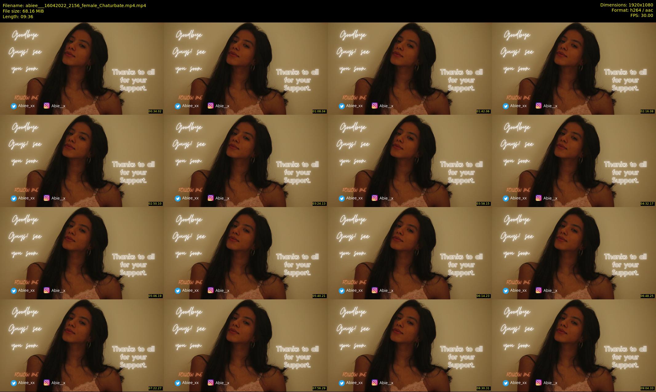 abiee__ — 10 minute Chaturbate female cam show recording, 1080p, Apr 16, 2022