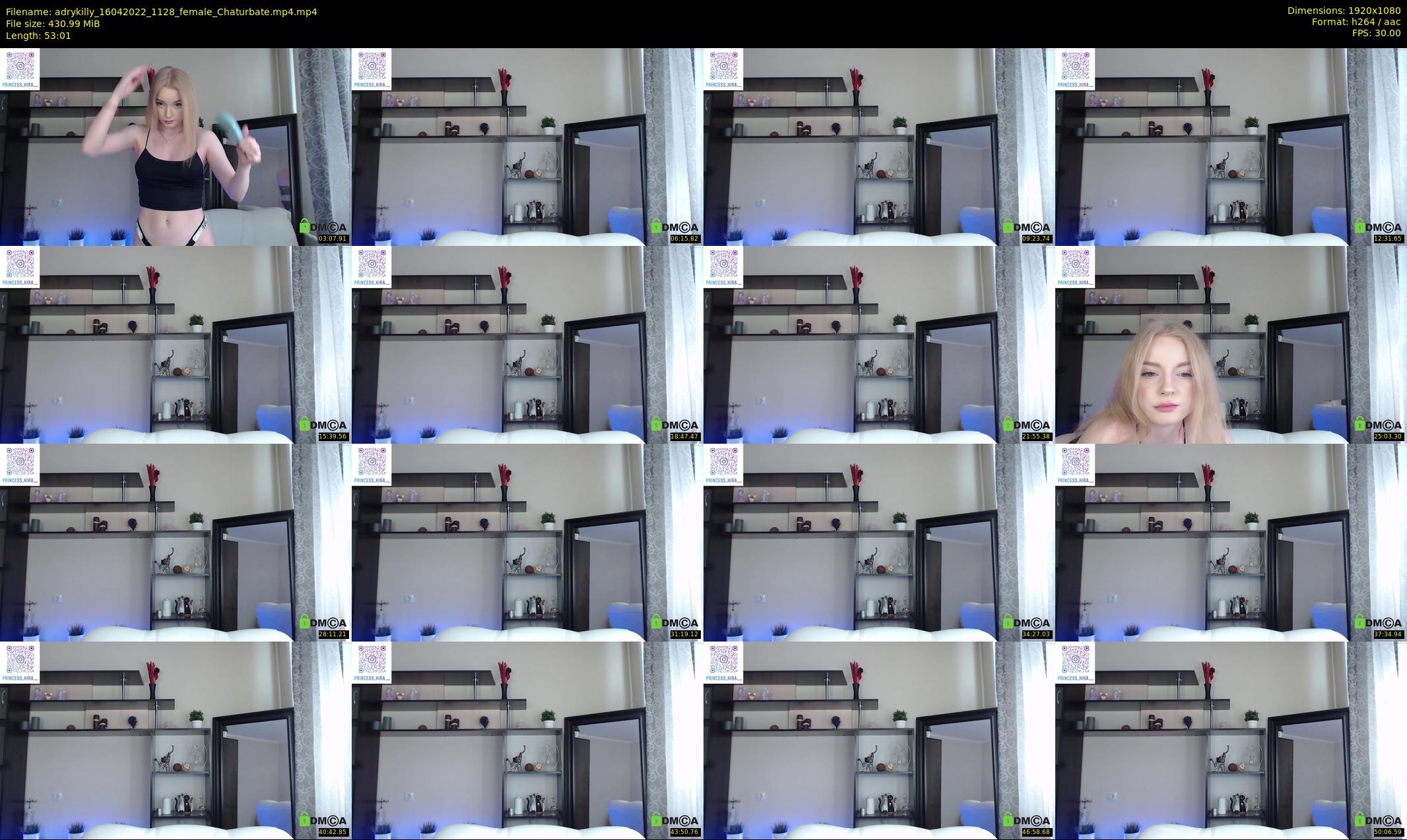 adrykilly — 54 minute Chaturbate female cam show recording, 1080p, Apr 16, 2022