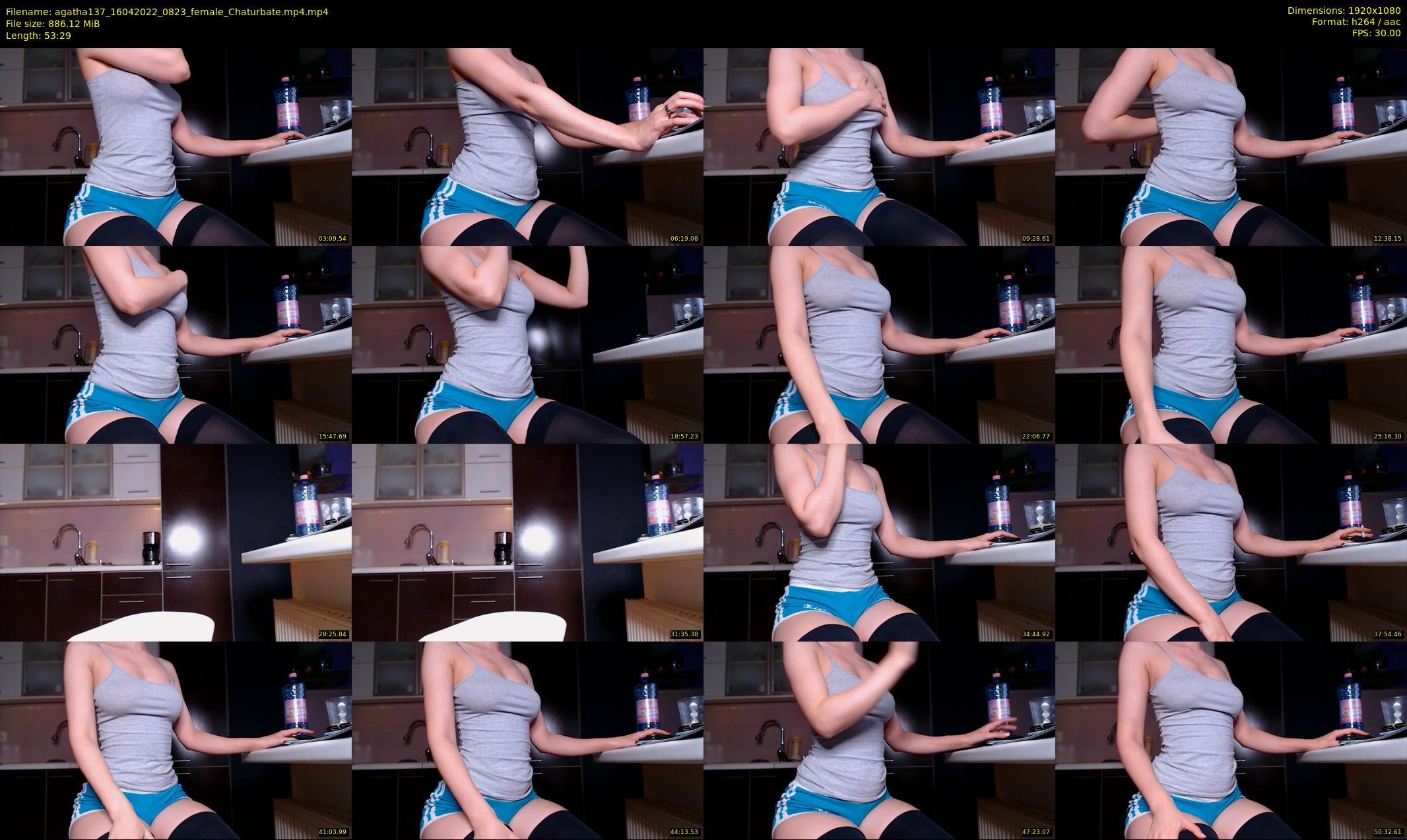 agatha137 — 54 minute Chaturbate female cam show recording, 1080p, Apr 16, 2022