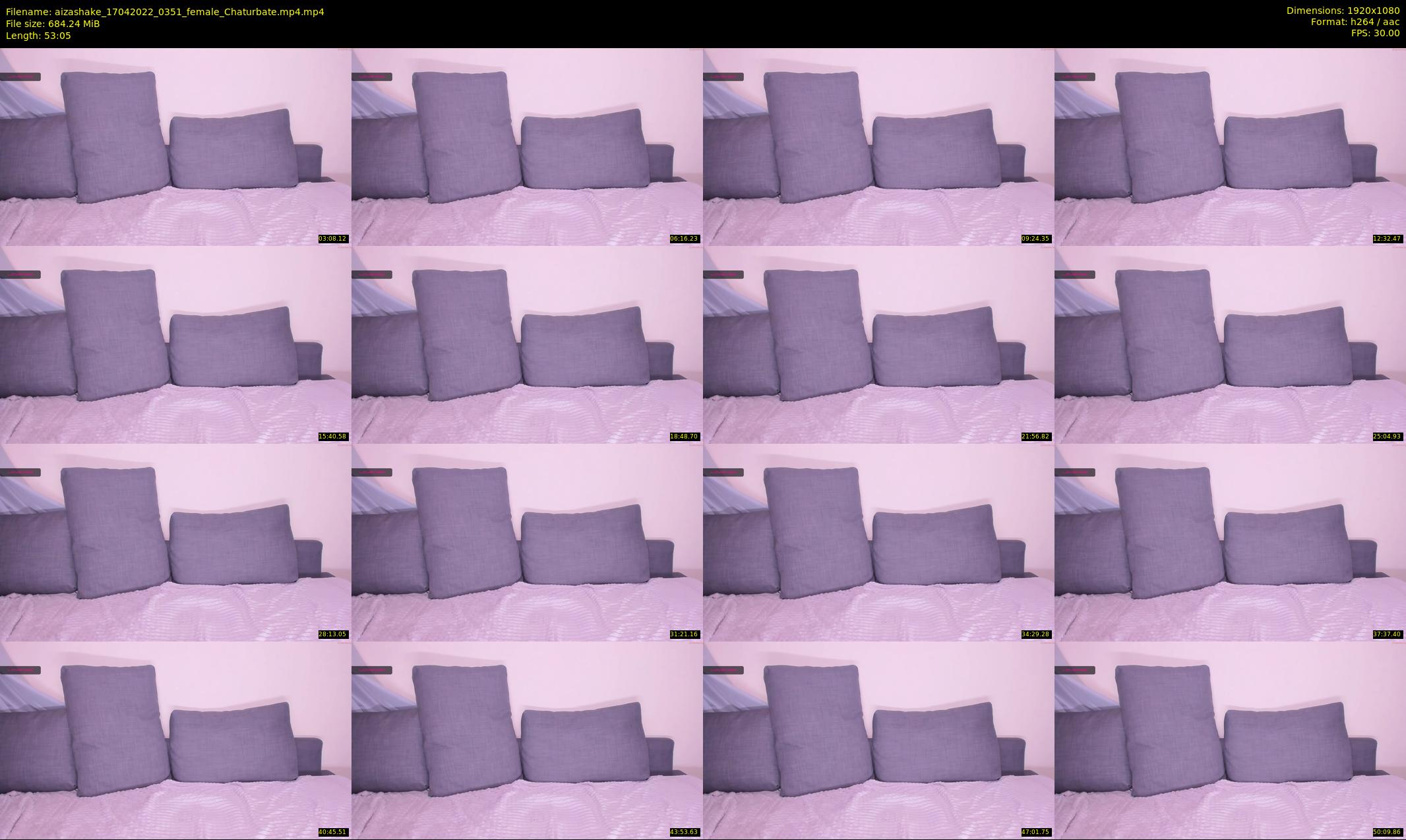 aizashake — 54 minute Chaturbate female cam show recording, 1080p, Apr 17, 2022