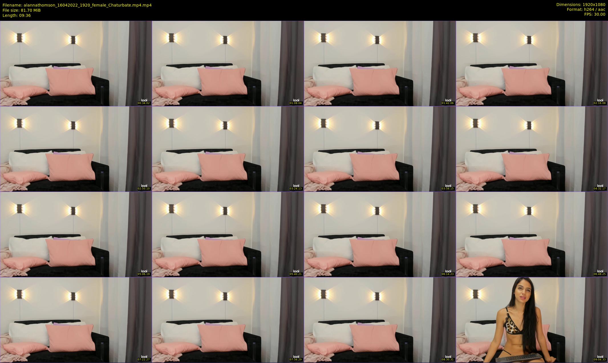 alannathomson — 10 minute Chaturbate female cam show recording, 1080p, Apr 16, 2022